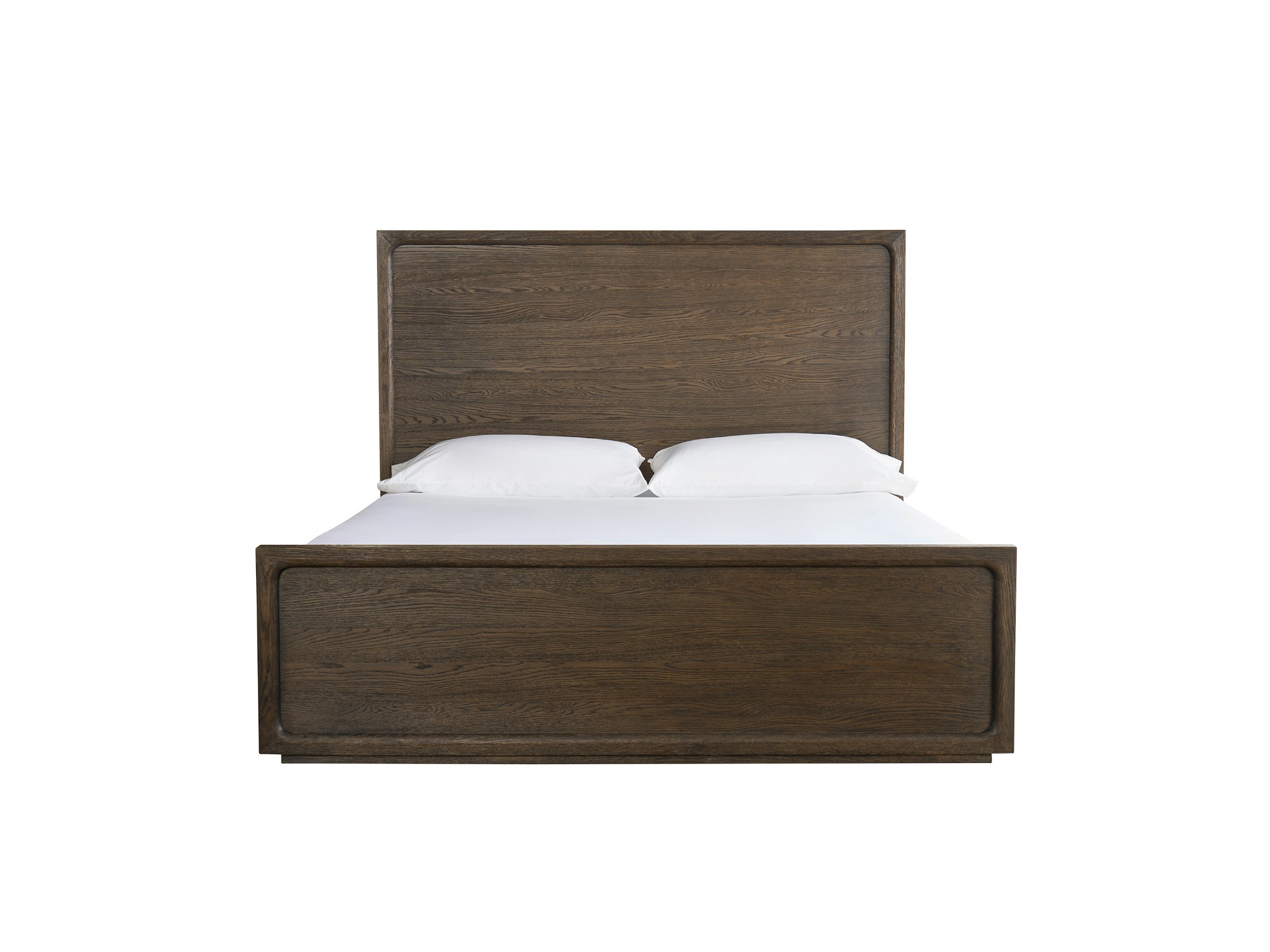 Sable Panel Bed King - Silo with a white background