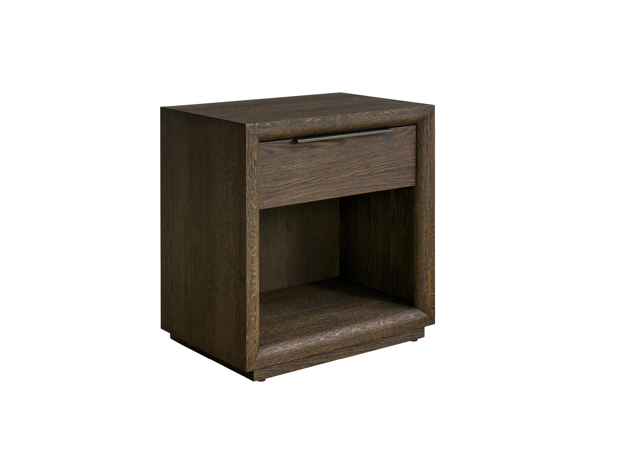 Sable One Drawer Nightstand - Silo with a white background