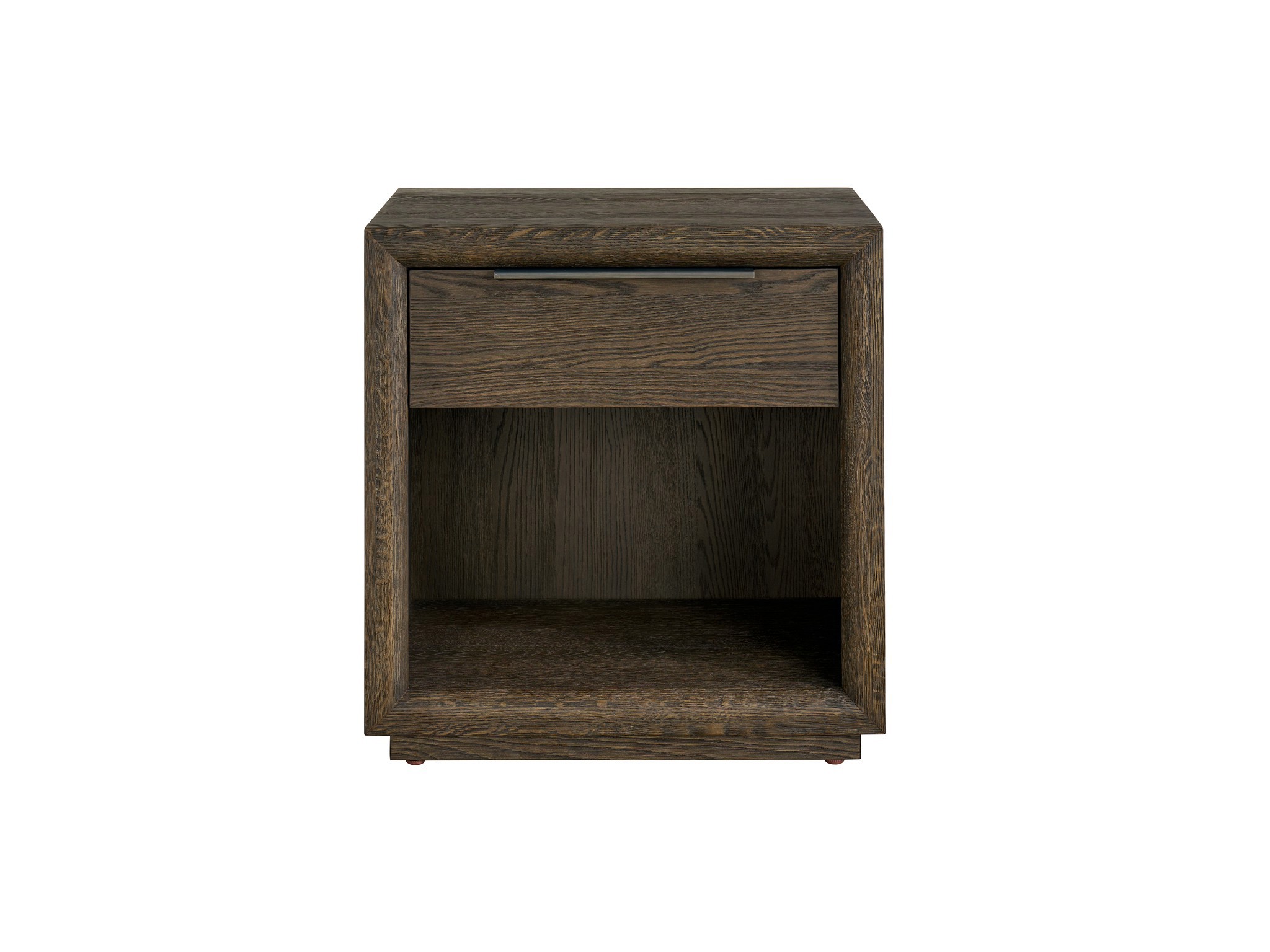 Sable One Drawer Nightstand - Silo with a white background