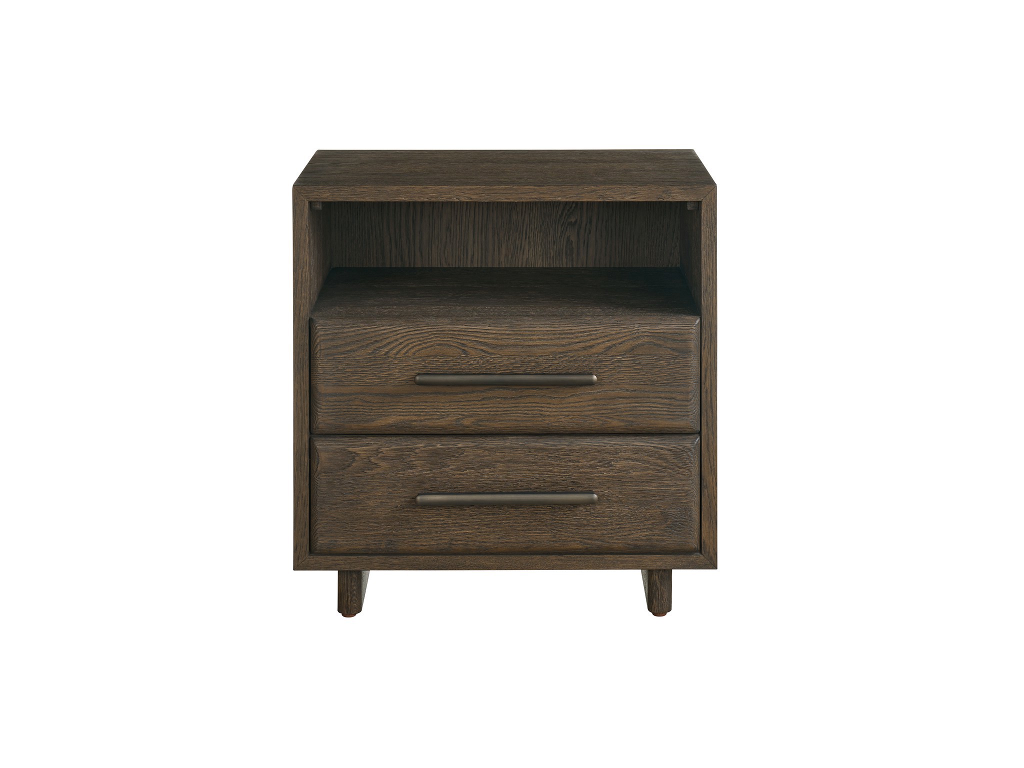 Sable Open Storage Nightstand - Silo with a white background