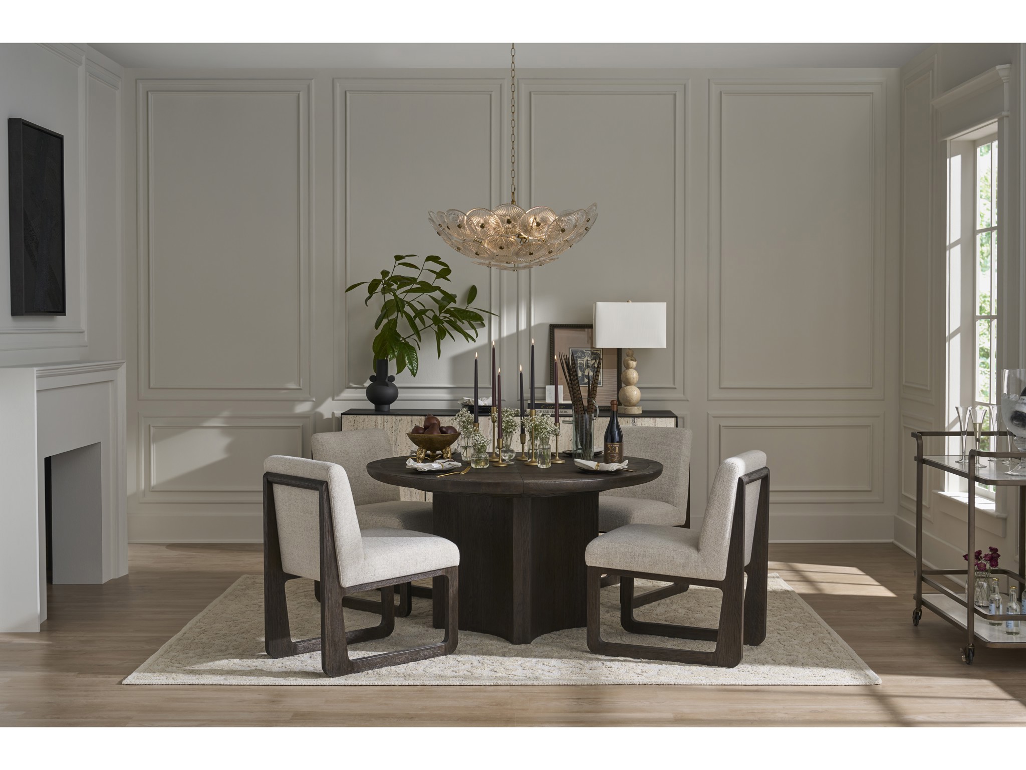 Sable Side Chair - Multiple item room scene