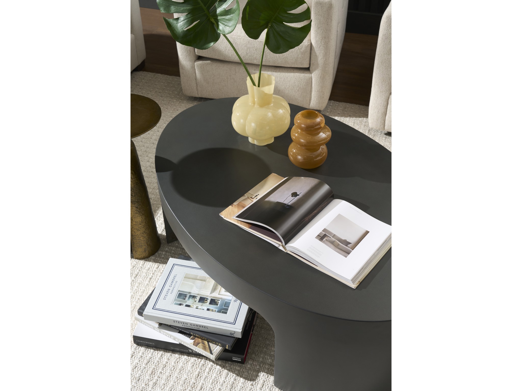 Concrete Cocktail Table - Multiple item room scene