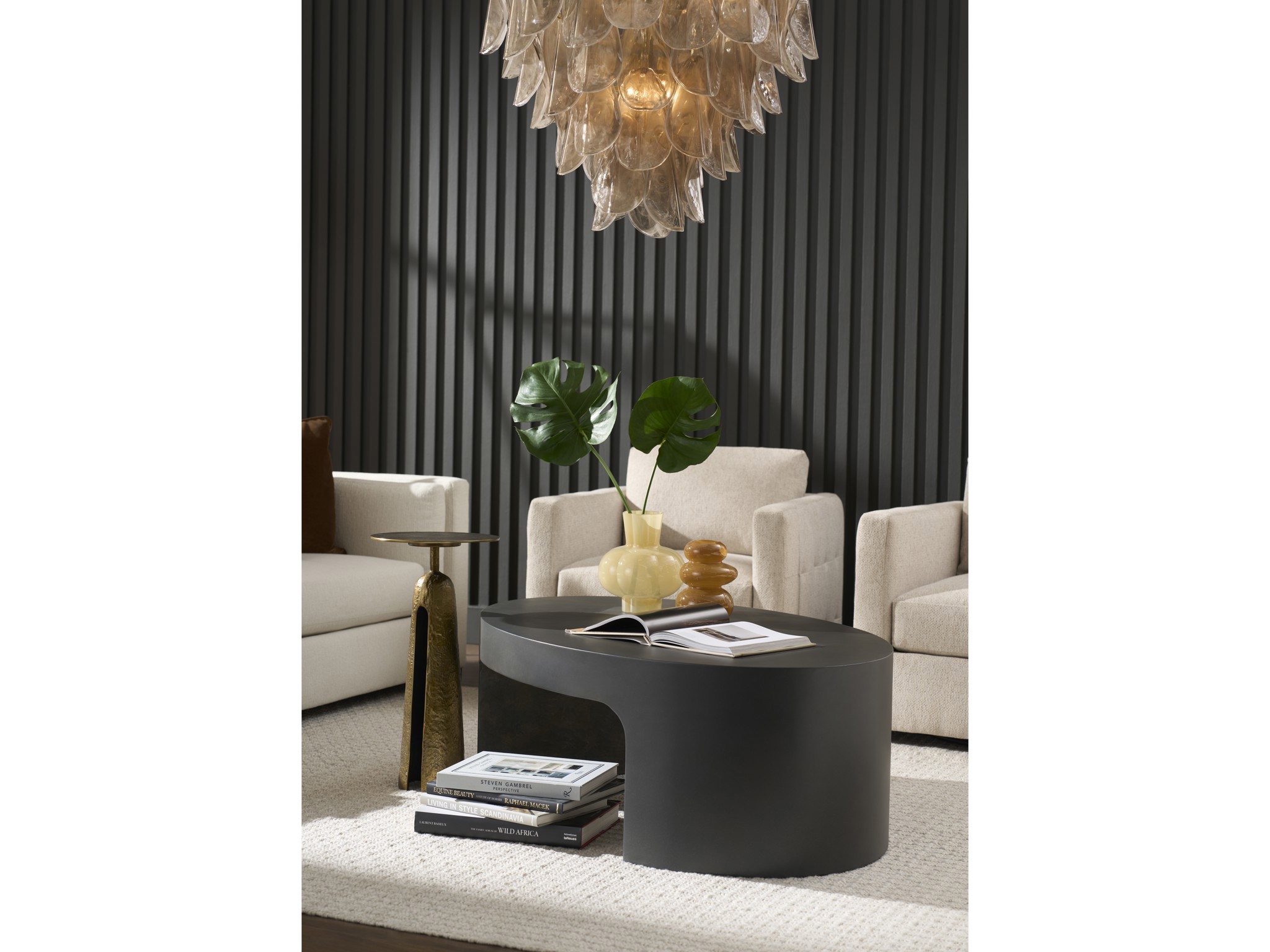 Concrete Cocktail Table - Multiple item room scene