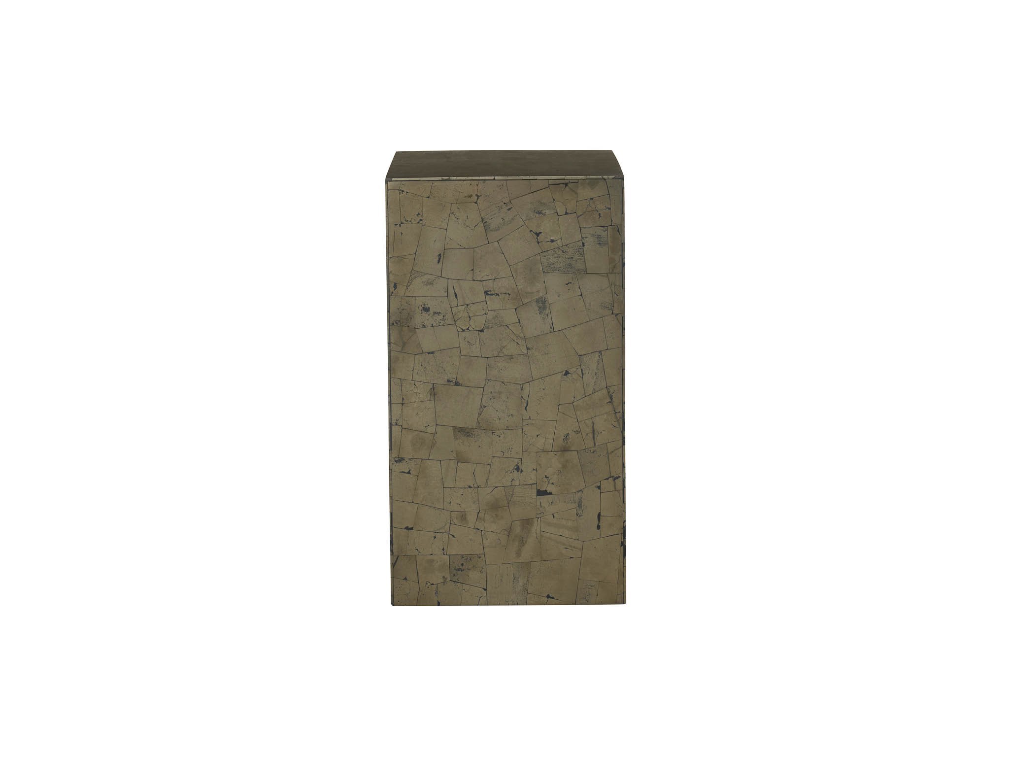 Pyrite Side Table - Silo with a white background