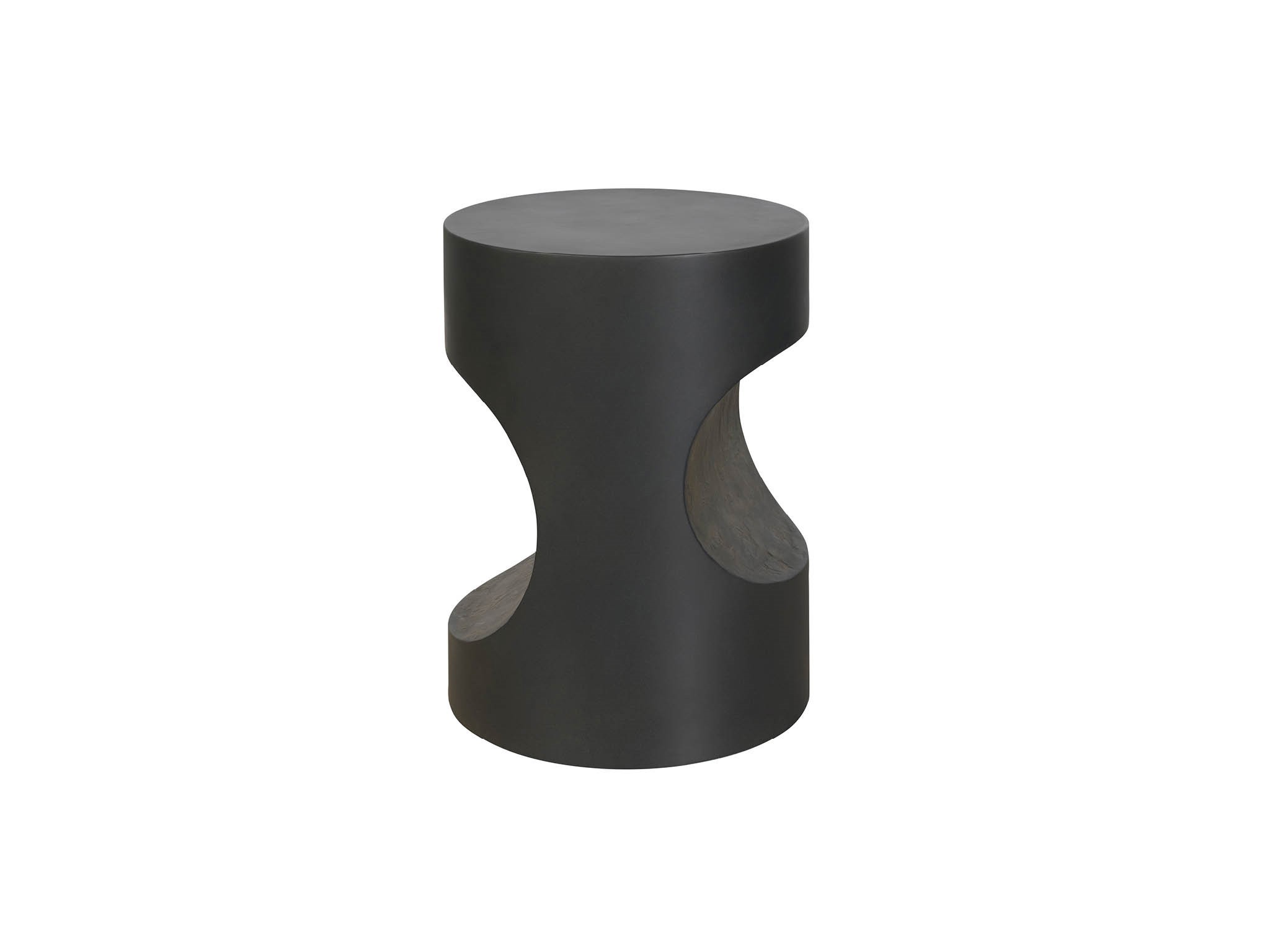 Concrete Side Table - Silo with a white background