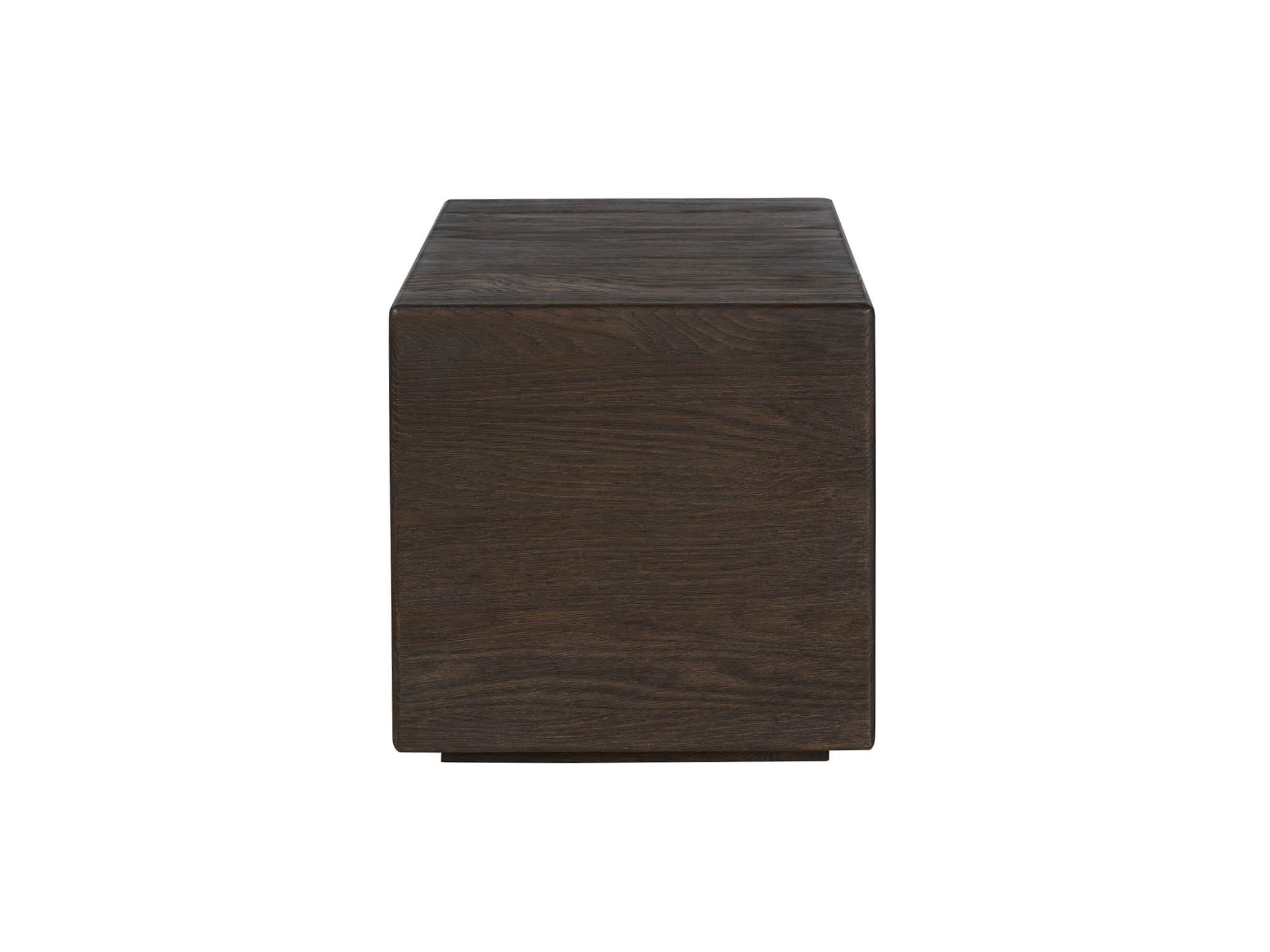 Sable Square End Table - Silo with a white background
