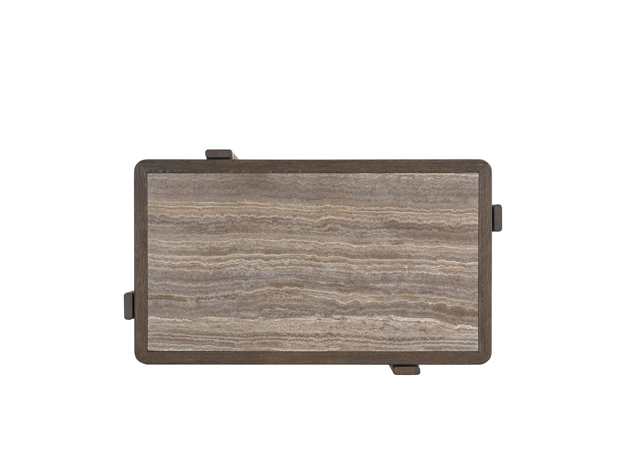 Sable and Stone Cocktail Table - Silo with a white background