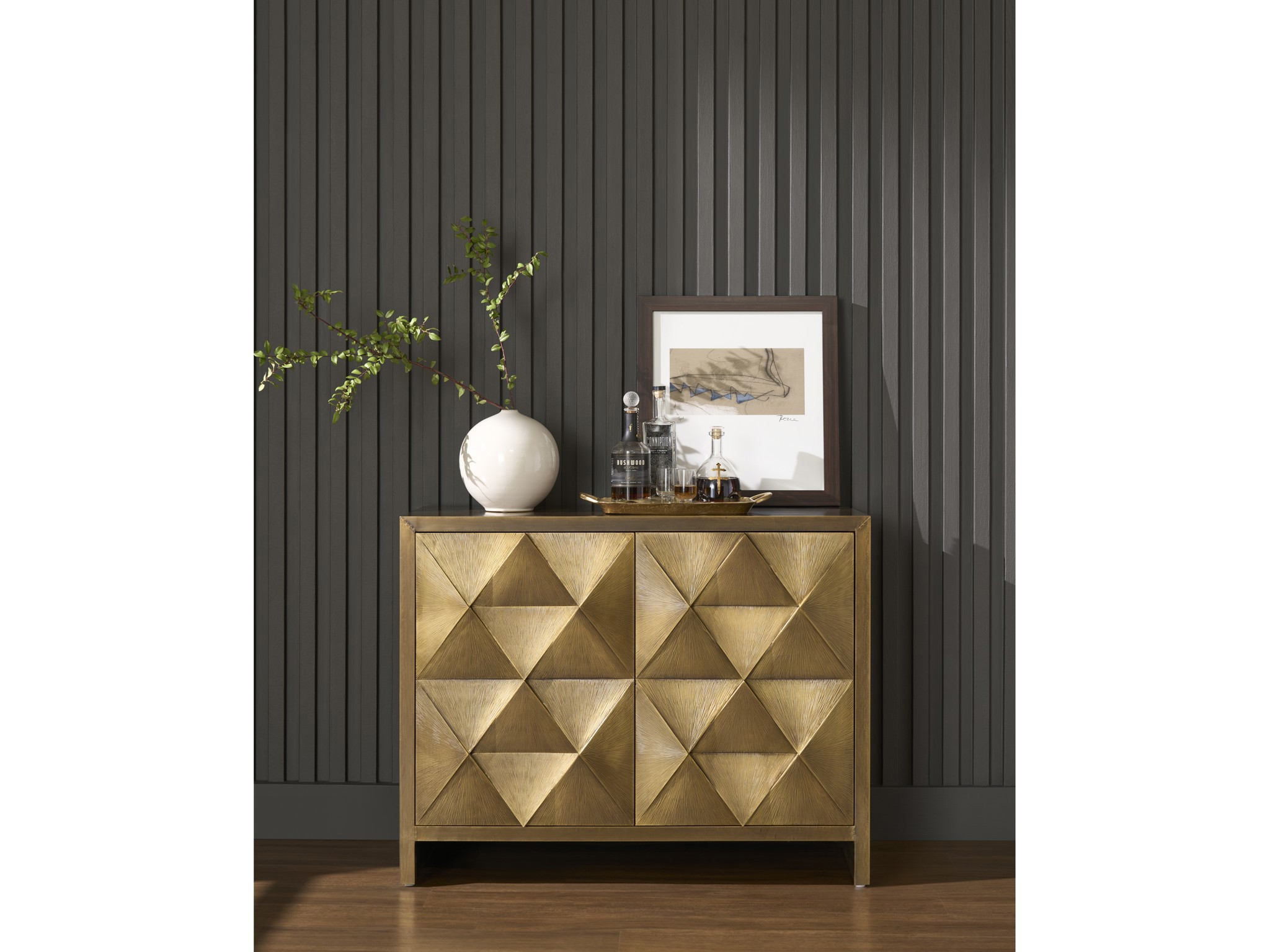 Origami Hall Chest - Multiple item room scene