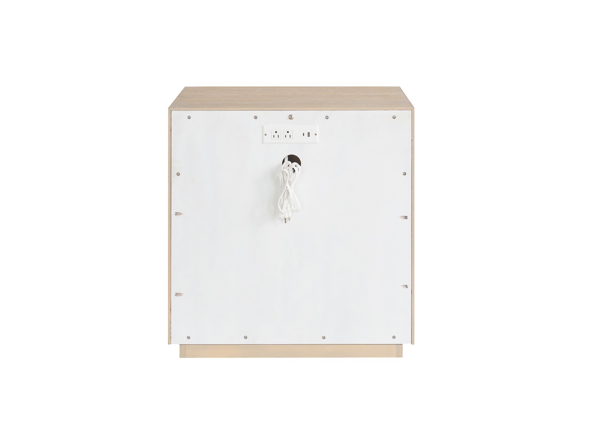 Desert One Drawer Nightstand - Silo with a white background