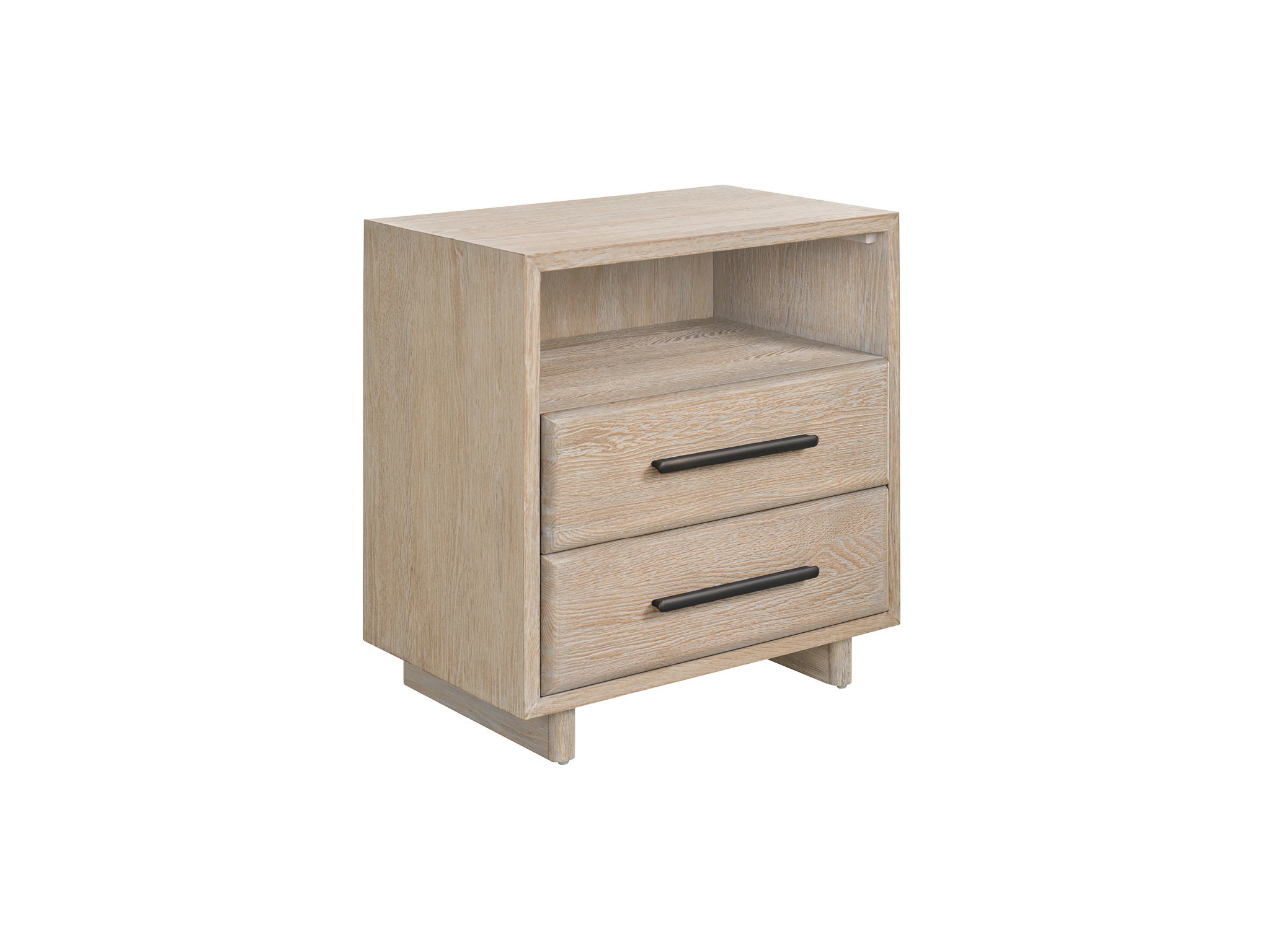 Desert Open Storage Nightstand - Silo with a white background