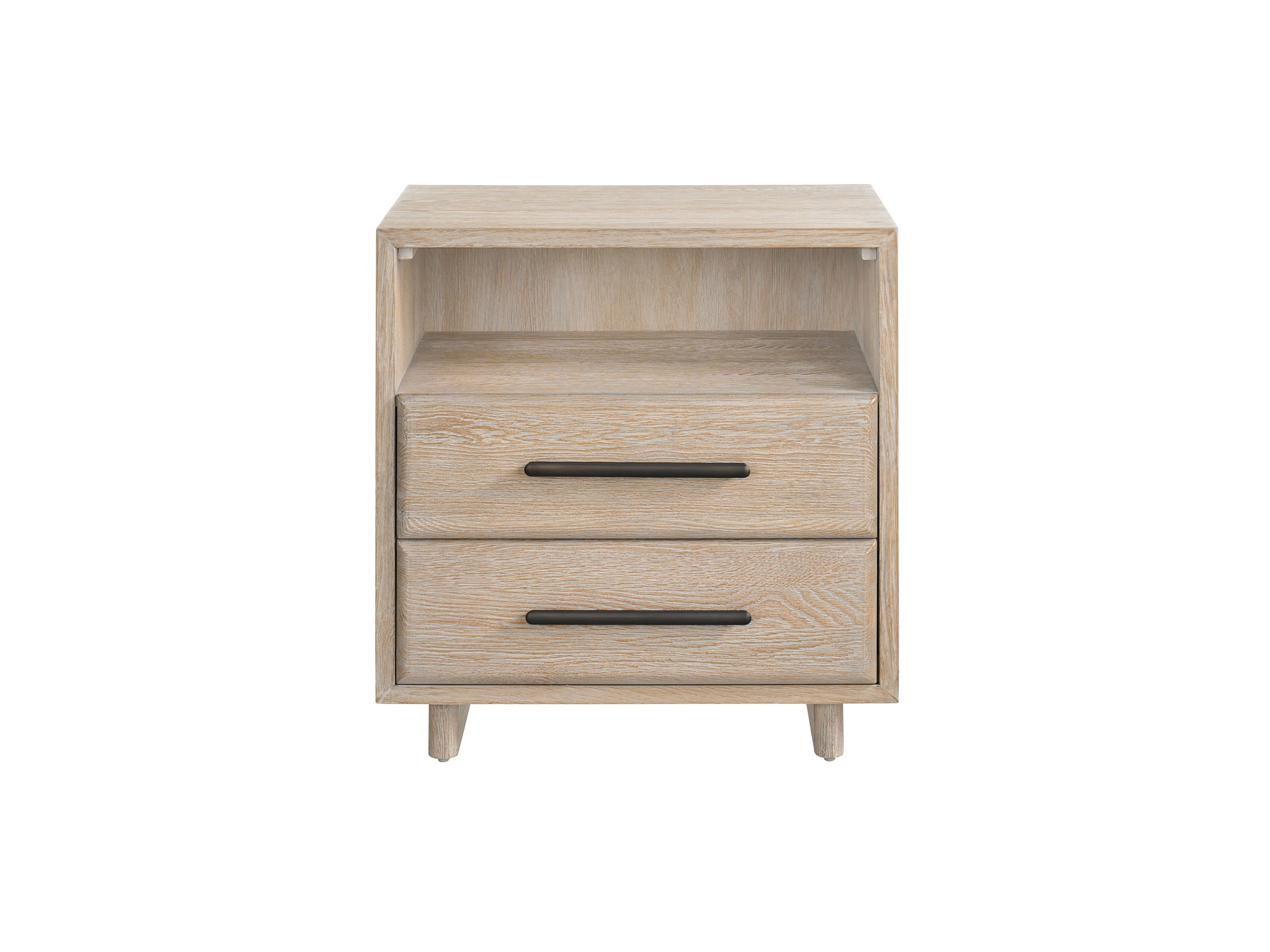 Desert Open Storage Nightstand - Silo with a white background
