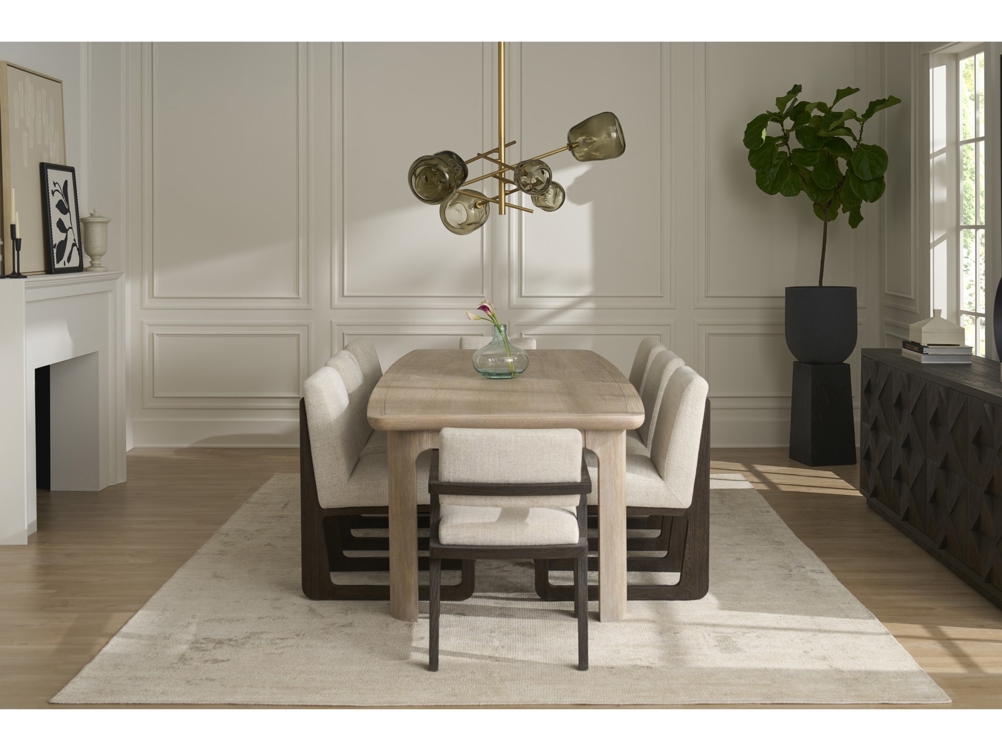 Sable Arm Chair - Multiple item room scene