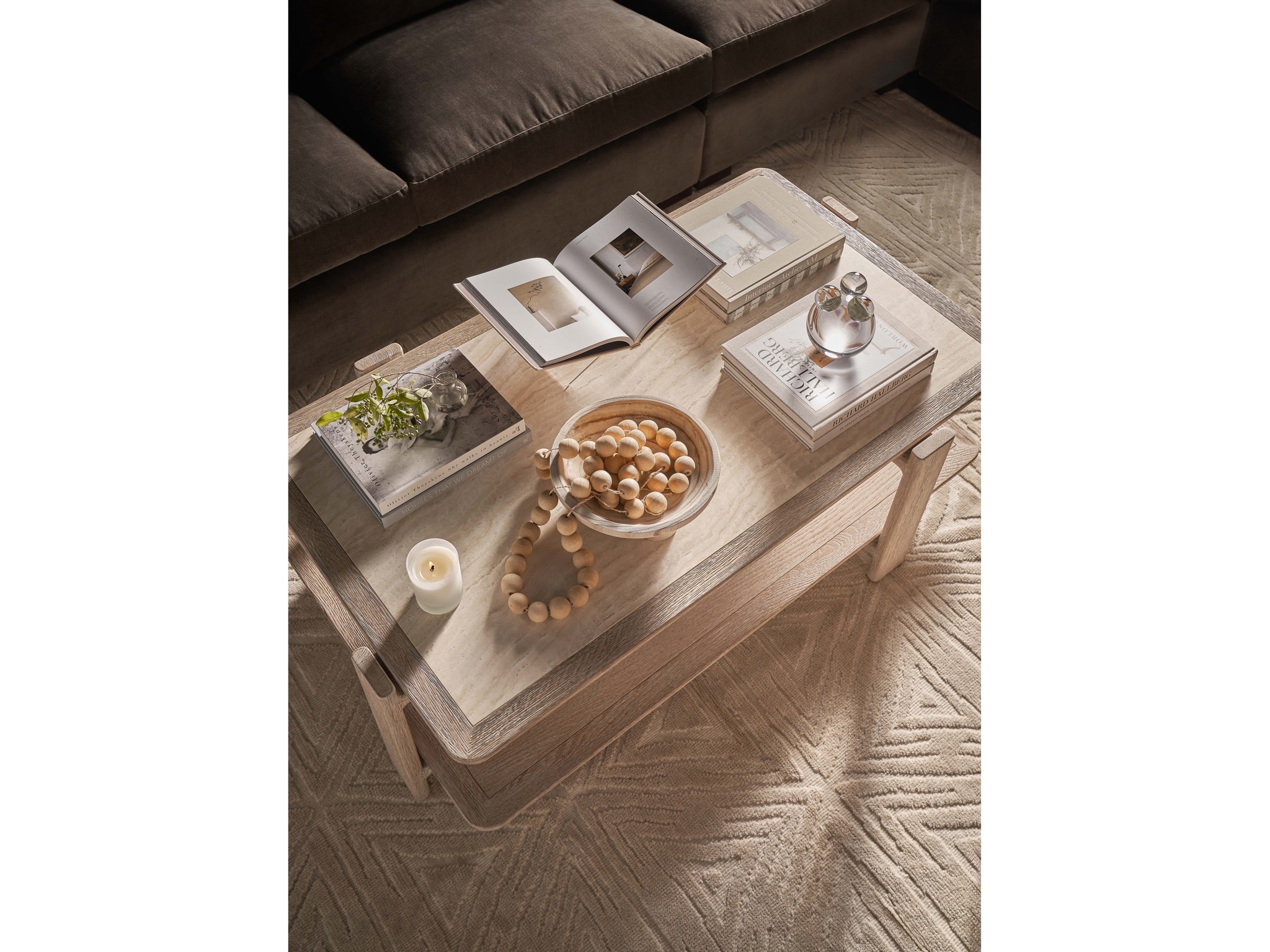 Desert and Stone Cocktail Table - Multiple item room scene