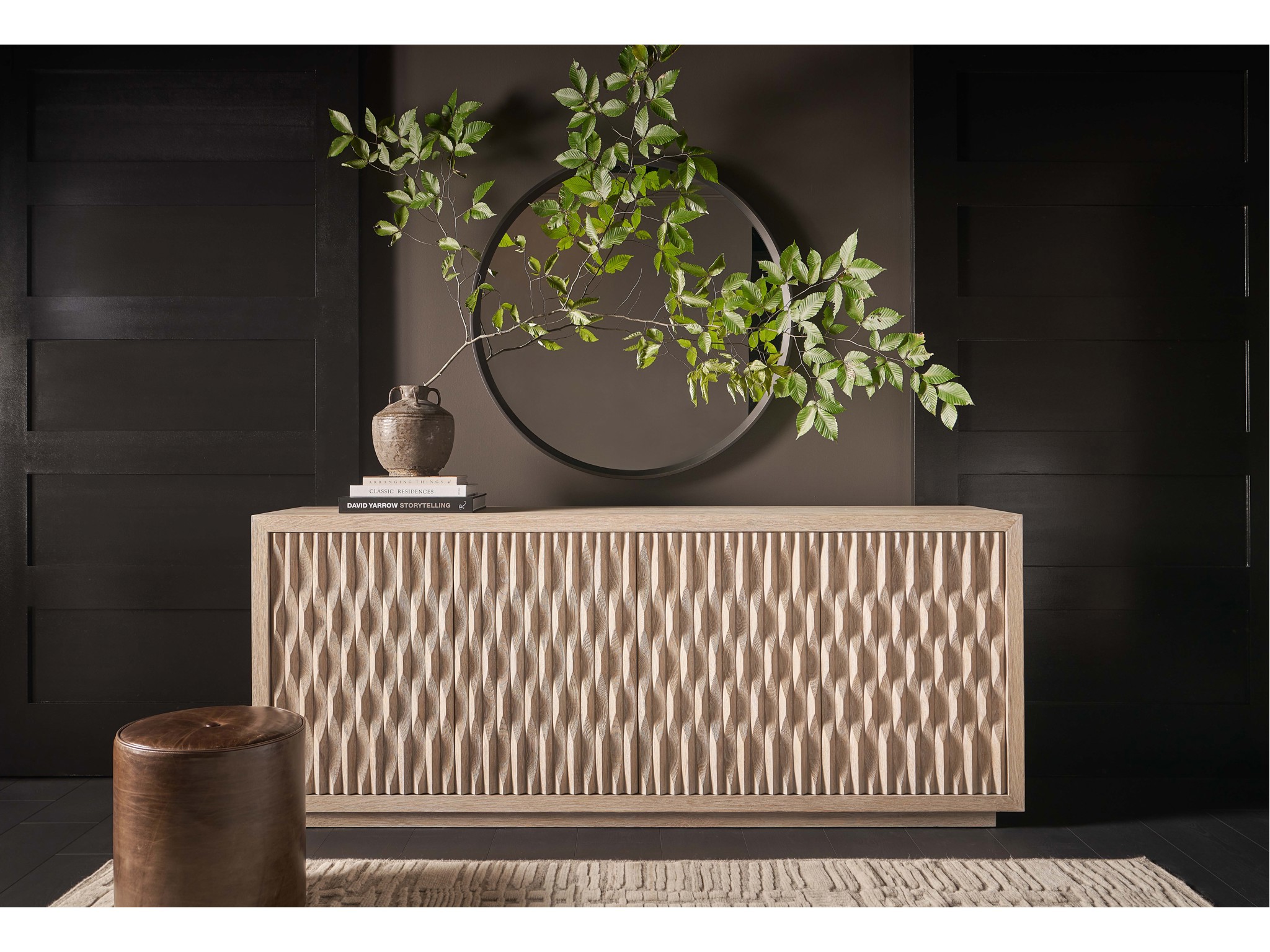 Desert Dune Credenza - Multiple item room scene