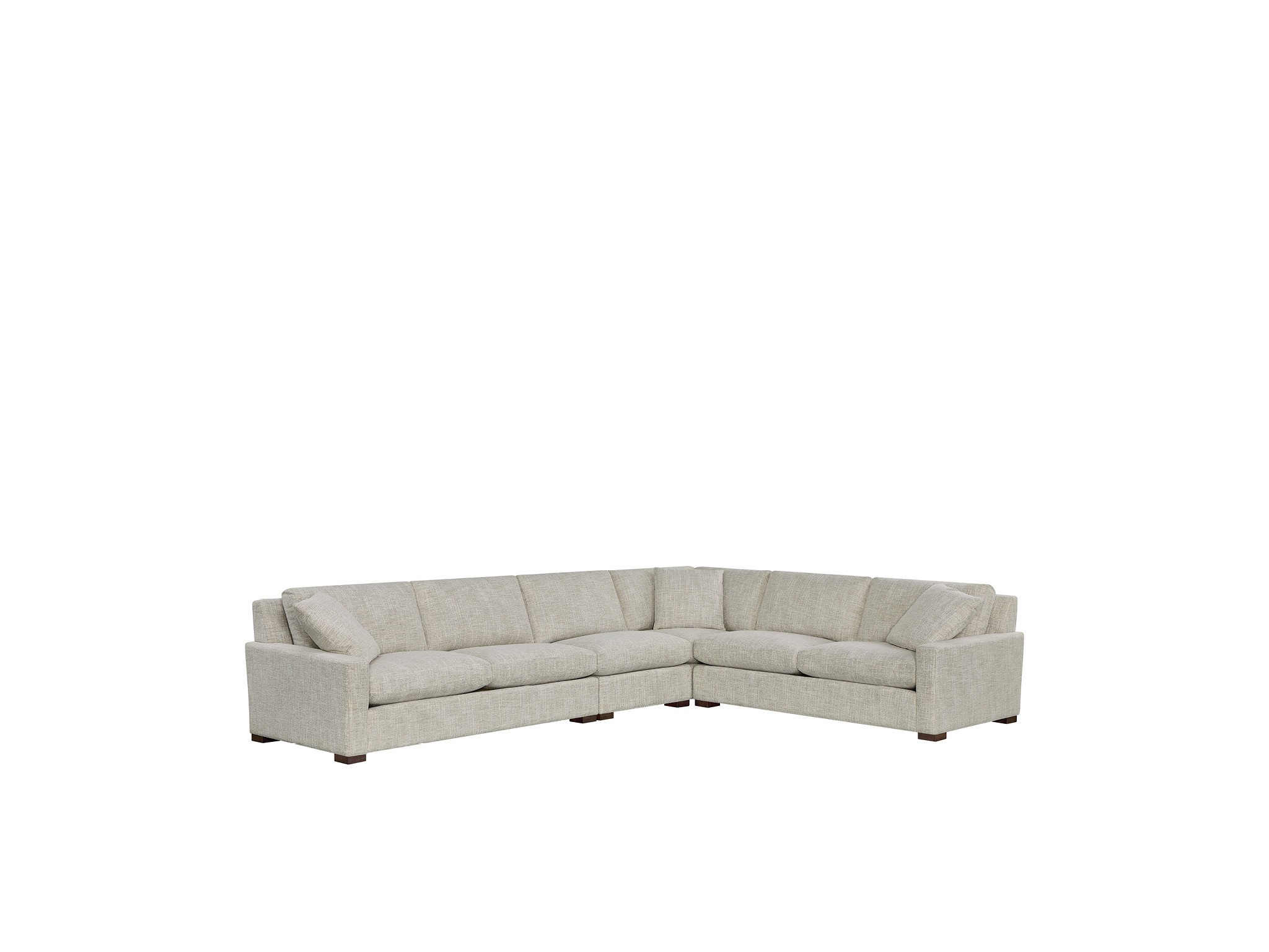 Fletcher 4 pc Sectional - Silo with a white background