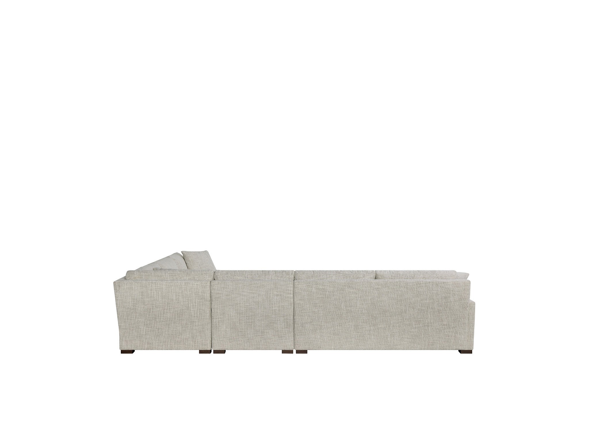 Fletcher 4 pc Sectional - Silo with a white background