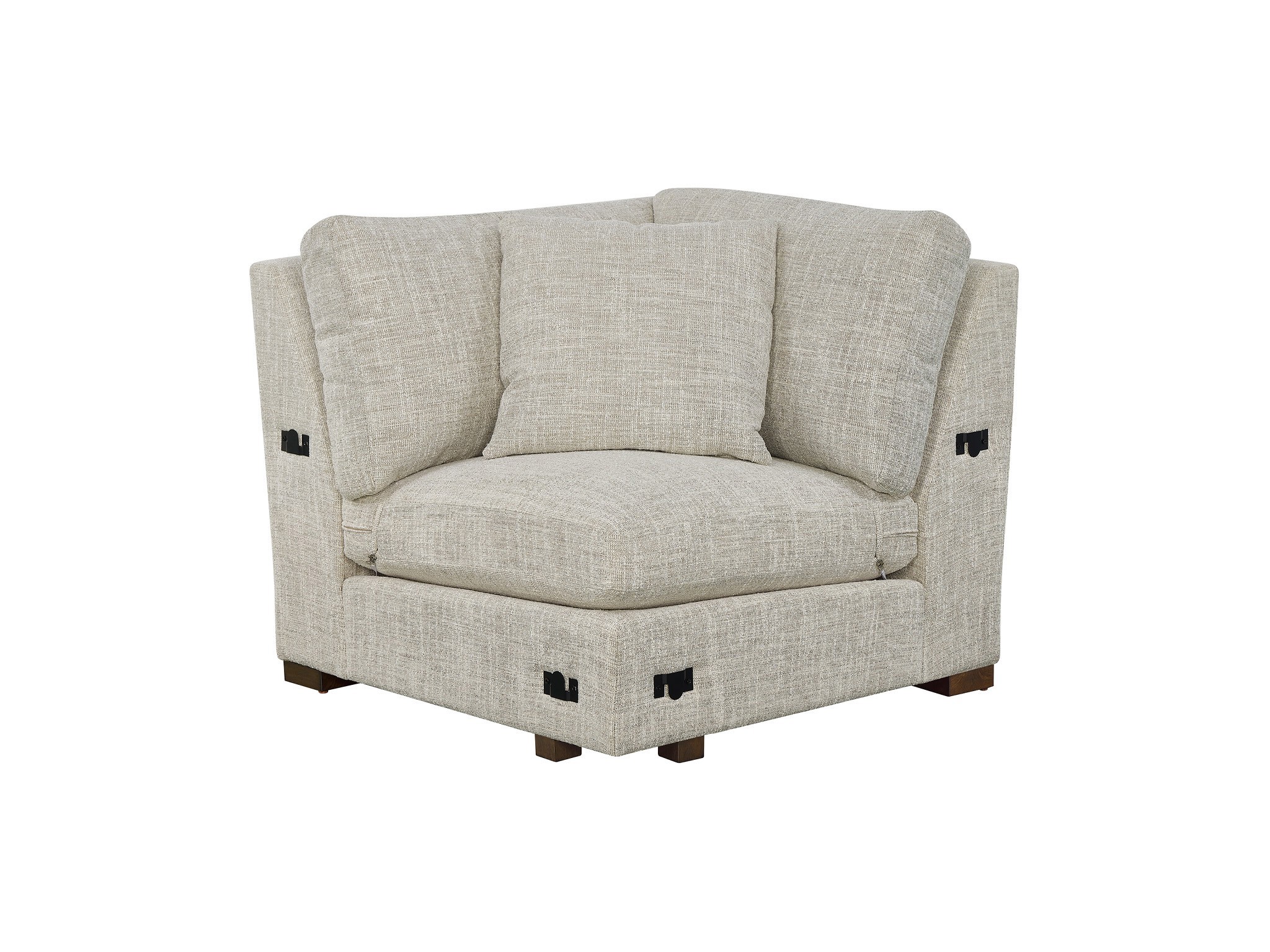 Fletcher Corner Chair - Silo with a white background