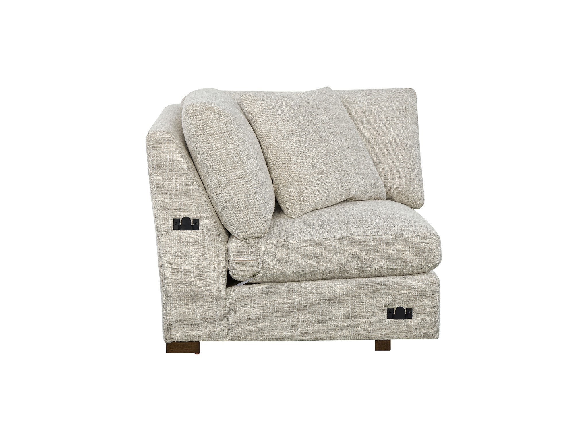 Fletcher Corner Chair - Silo with a white background
