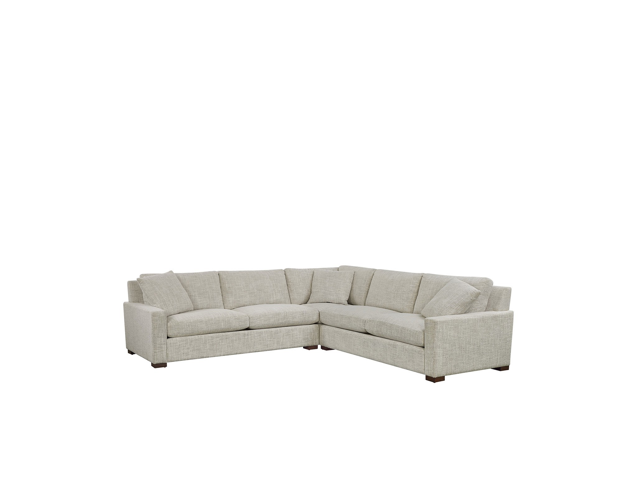 Fletcher 3 pc Sectional - Silo with a white background
