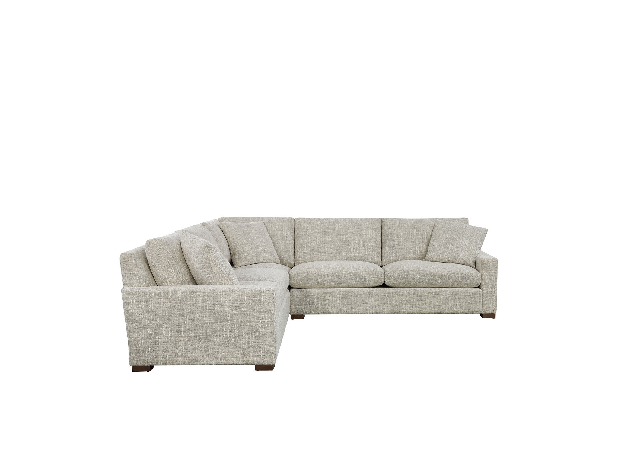 Fletcher 3 pc Sectional - Silo with a white background