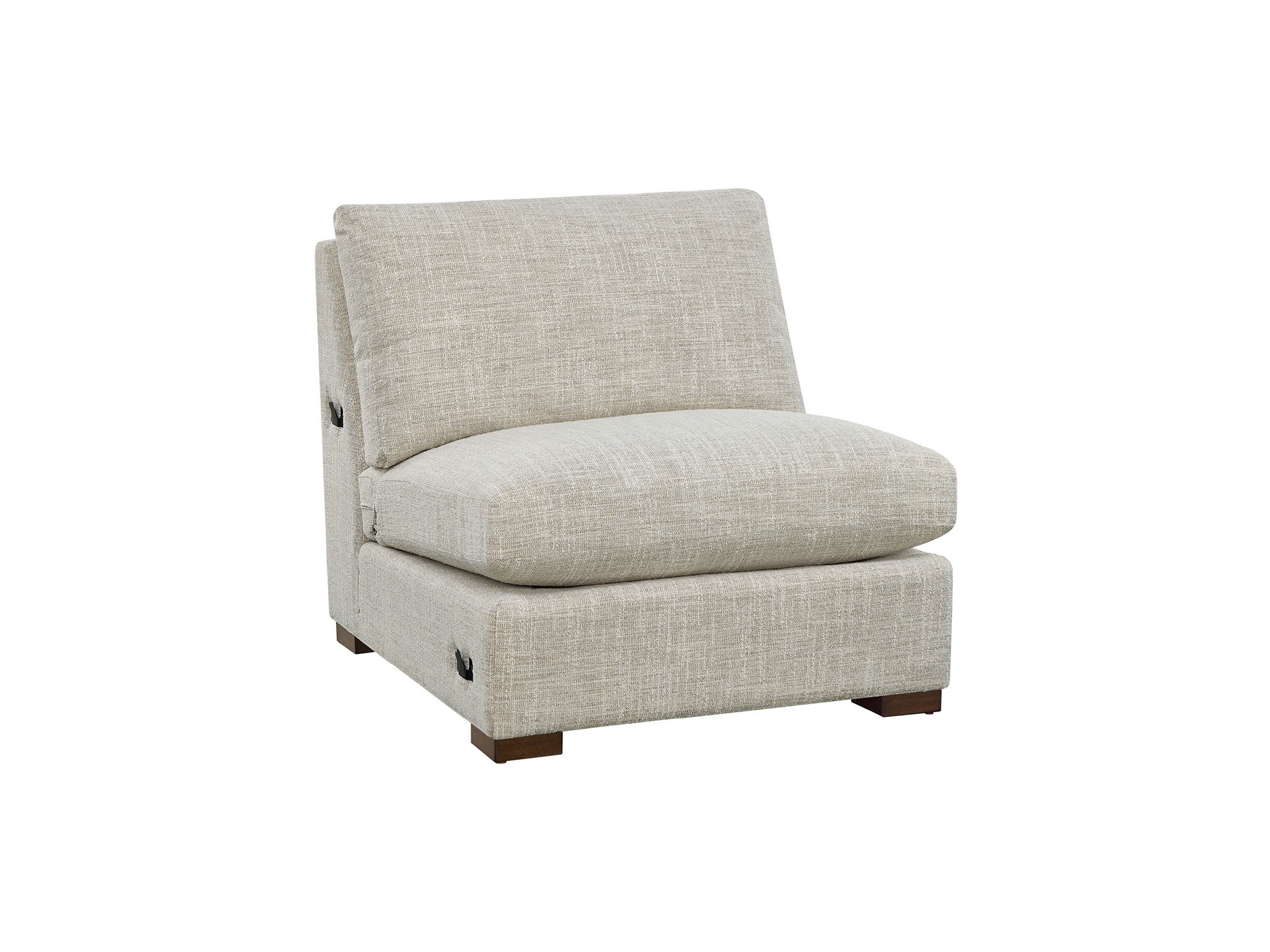 Fletcher Armless Chair - Silo with a white background