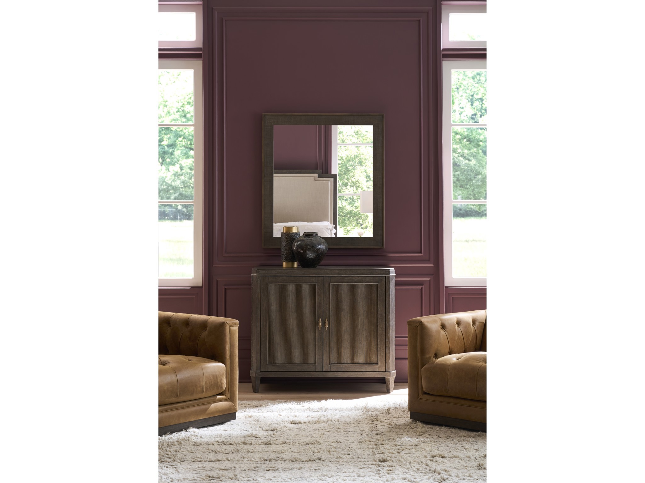 Montclair Mirror - Multiple item room scene