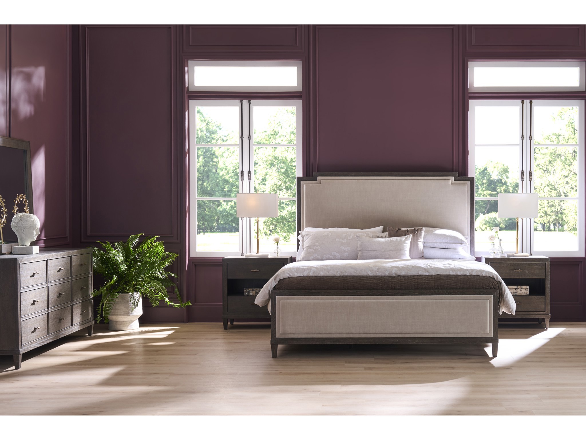 Cocoa Bed Queen - Multiple item room scene
