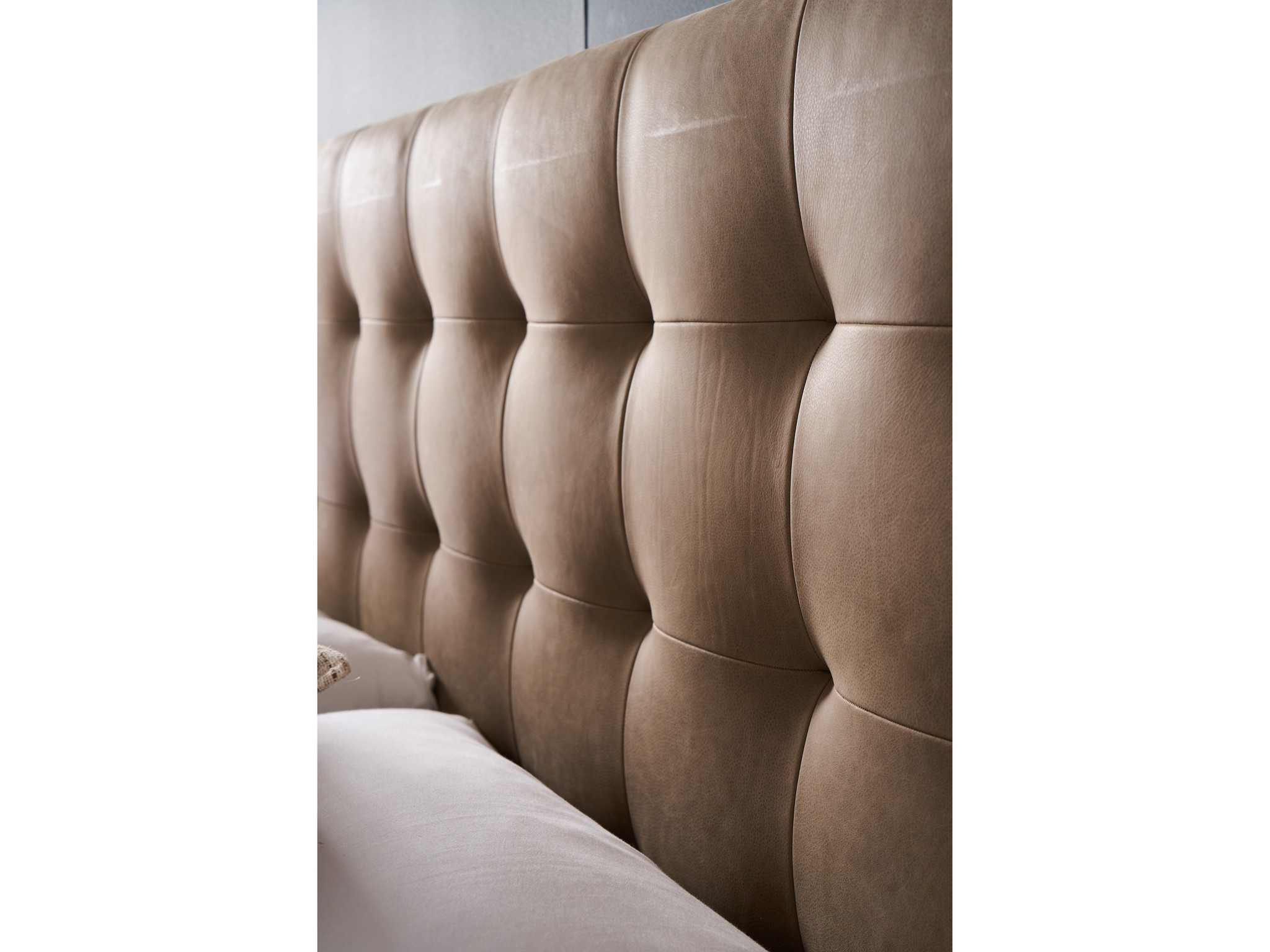 Montclair Upholstered Bed King - Multiple item room scene