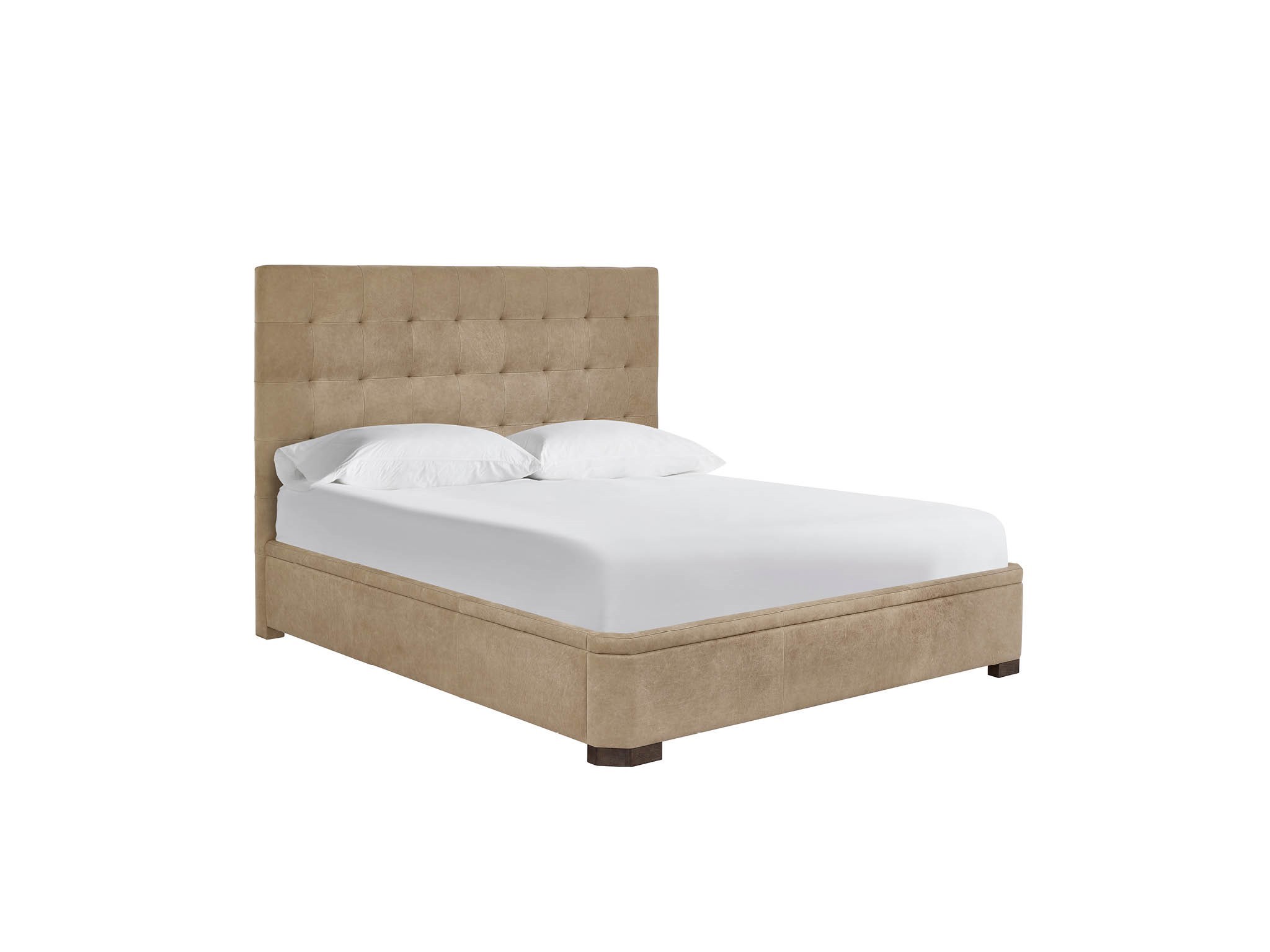 Montclair Upholstered Bed Queen - Silo with a white background
