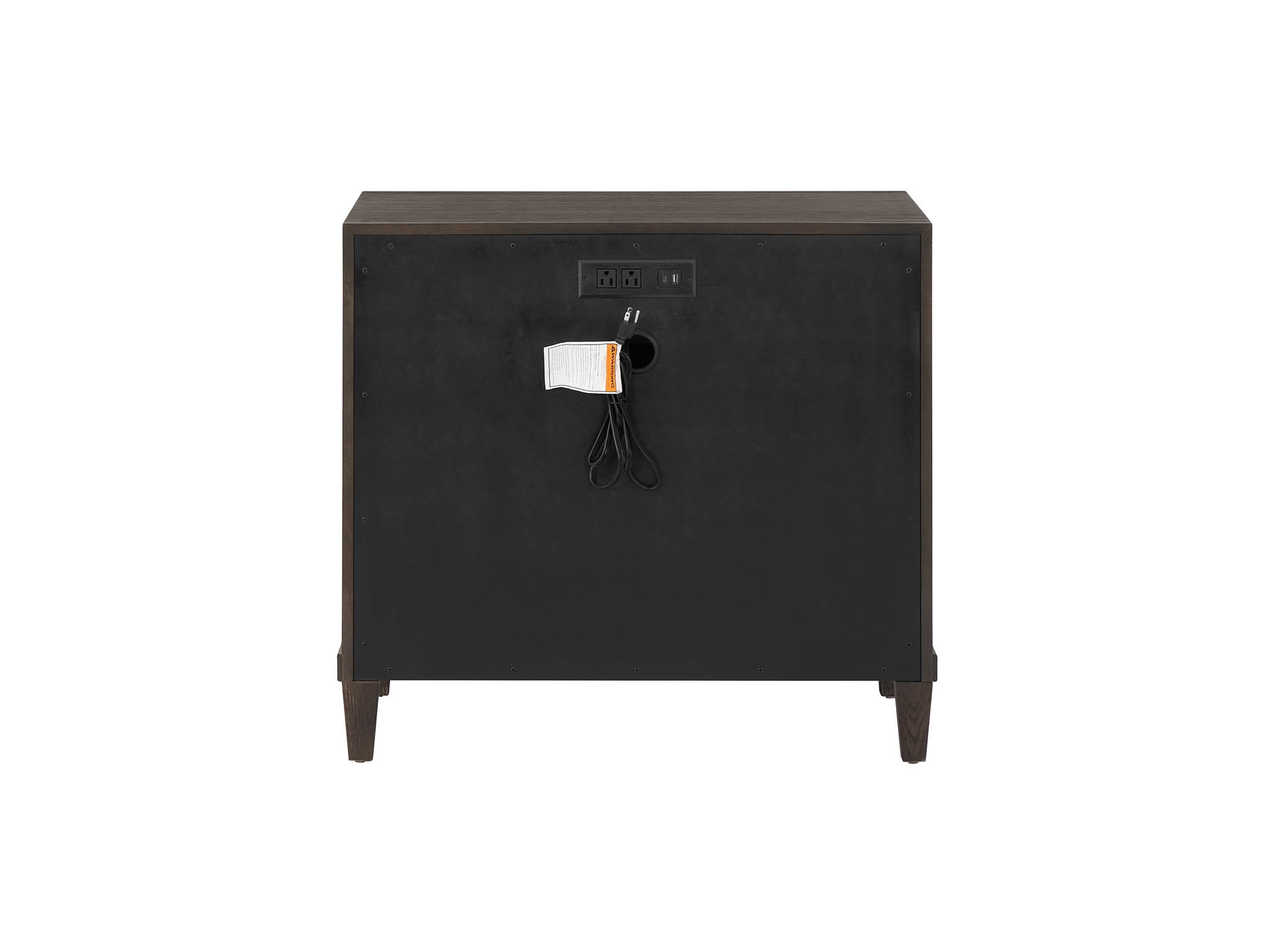 Cocoa Nightstand - Silo with a white background