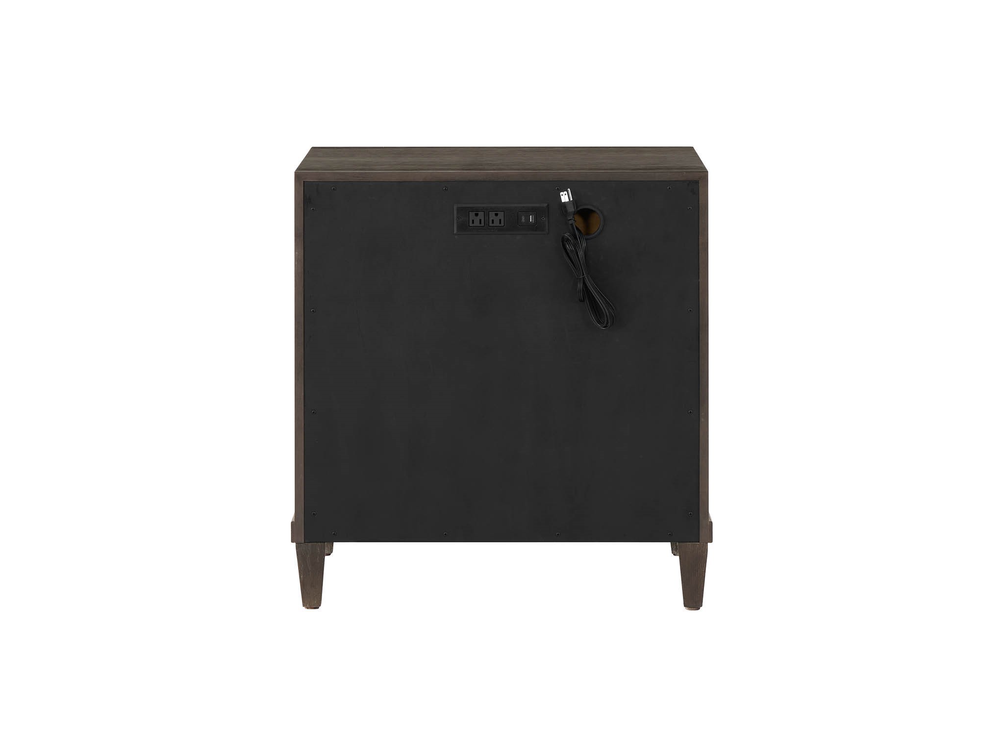 Cocoa Nightstand - Silo with a white background