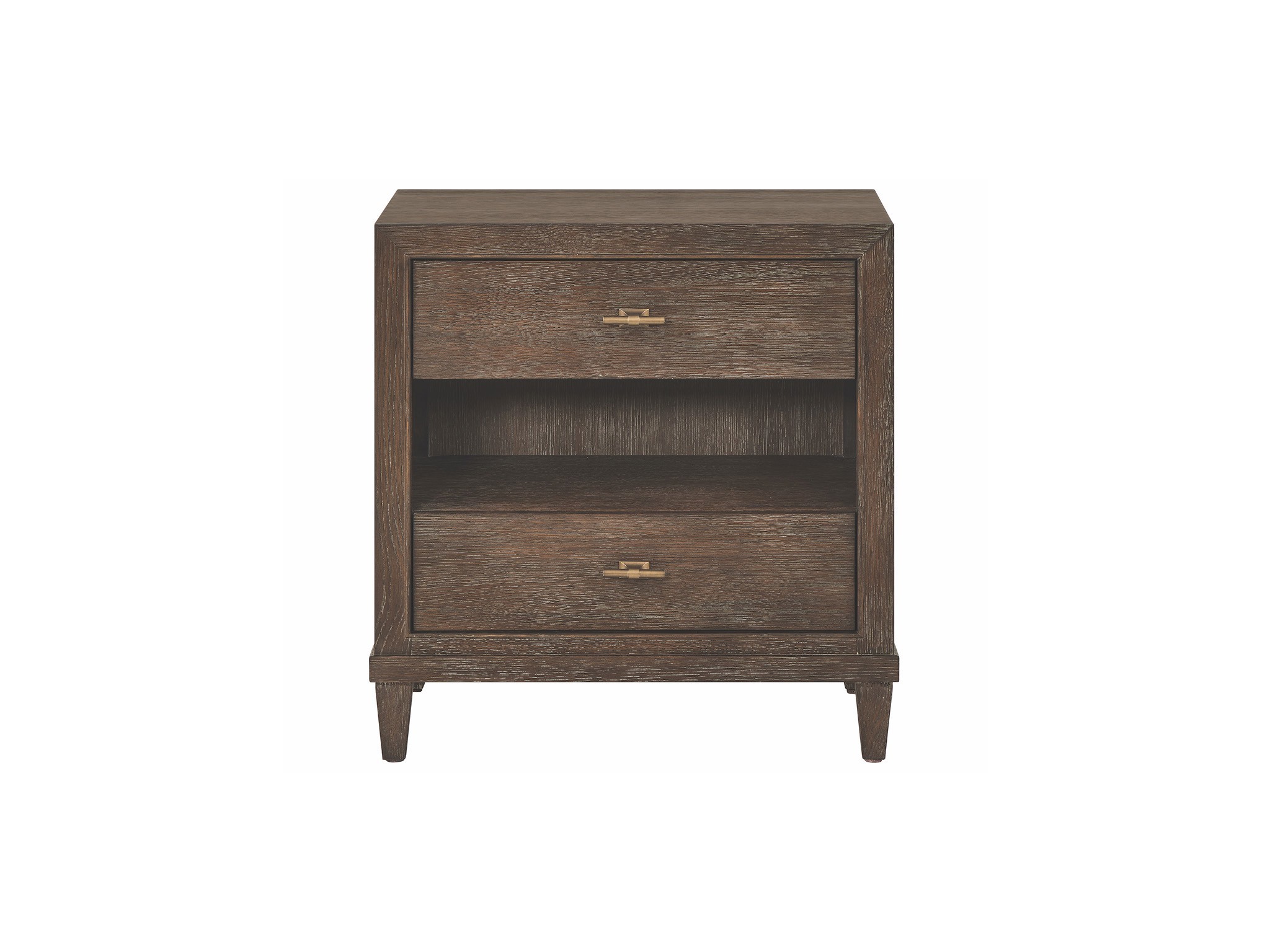 Cocoa Nightstand - Silo with a white background