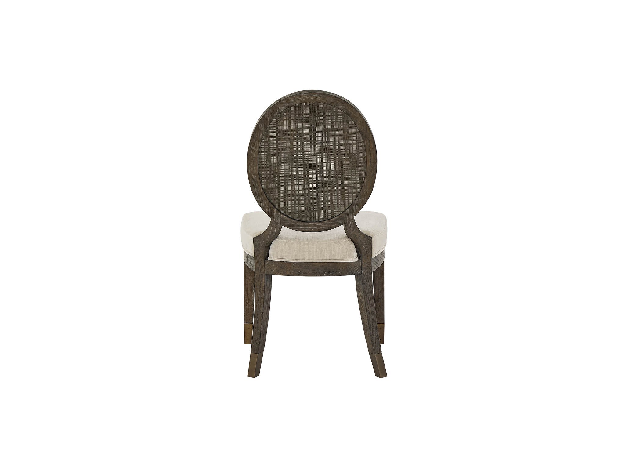 Cocoa Oval Side Chair - Silo with a white background