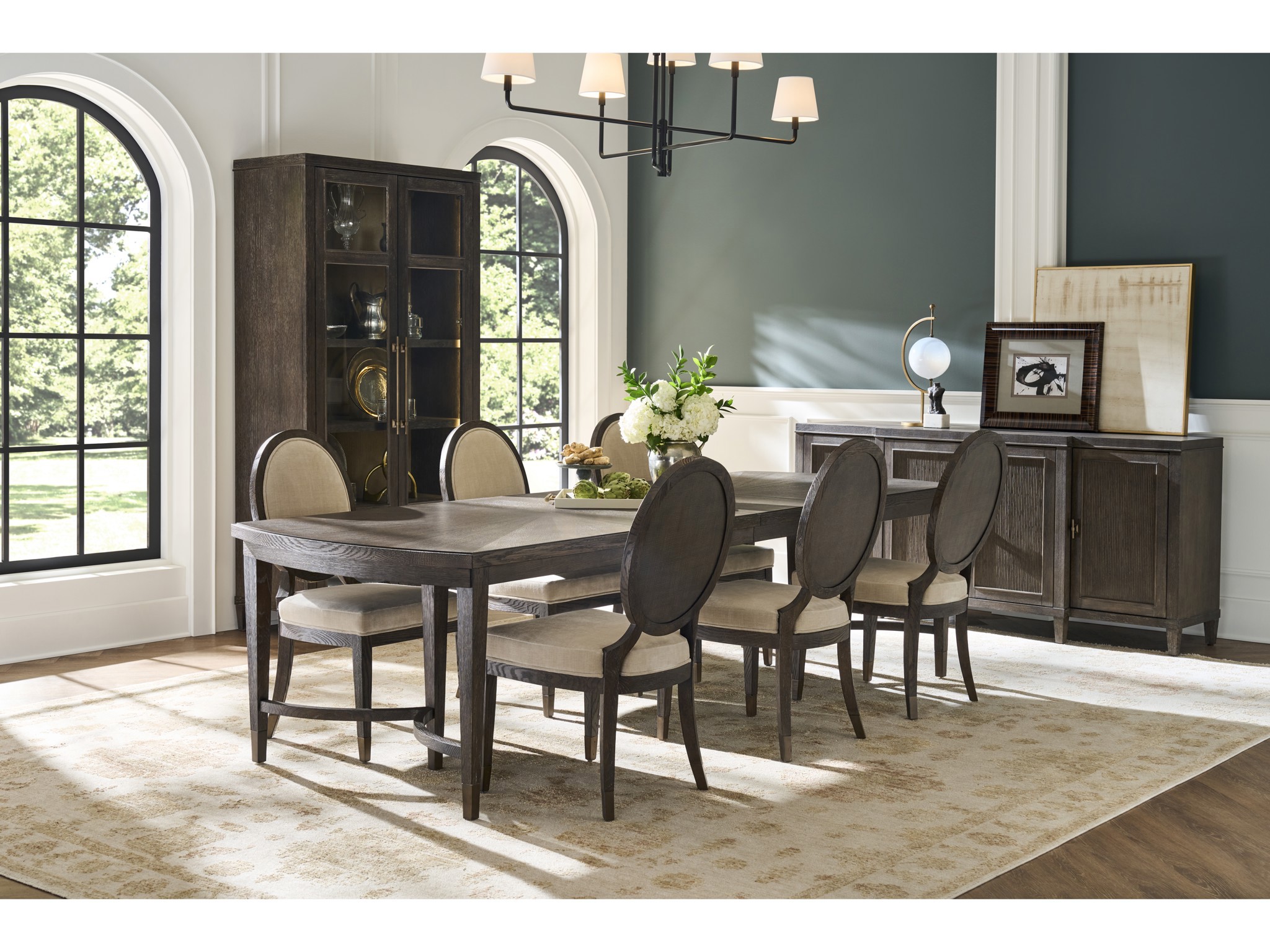 Cocoa Dining Table - Multiple item room scene
