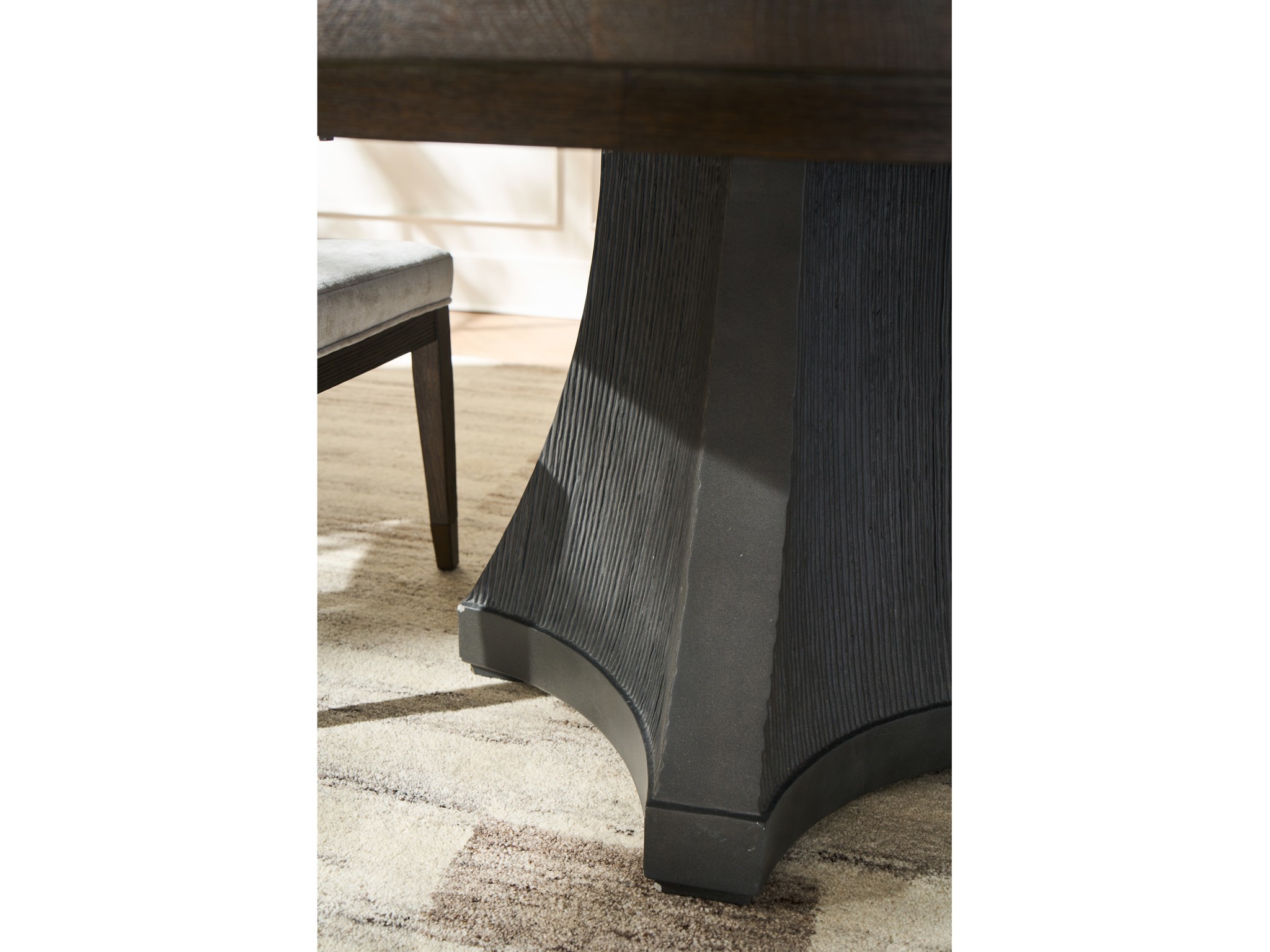Cinder Dining Table - Multiple item room scene