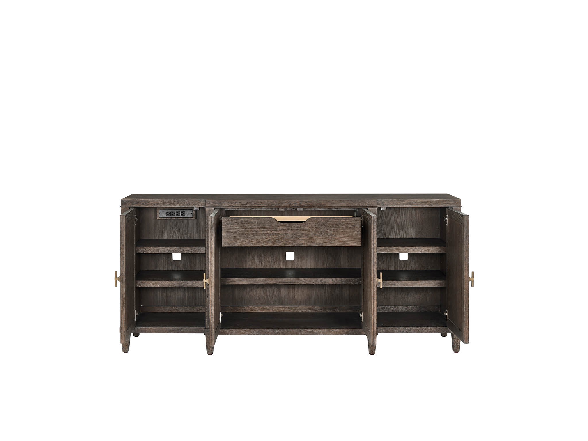 Cocoa Credenza - Silo with a white background