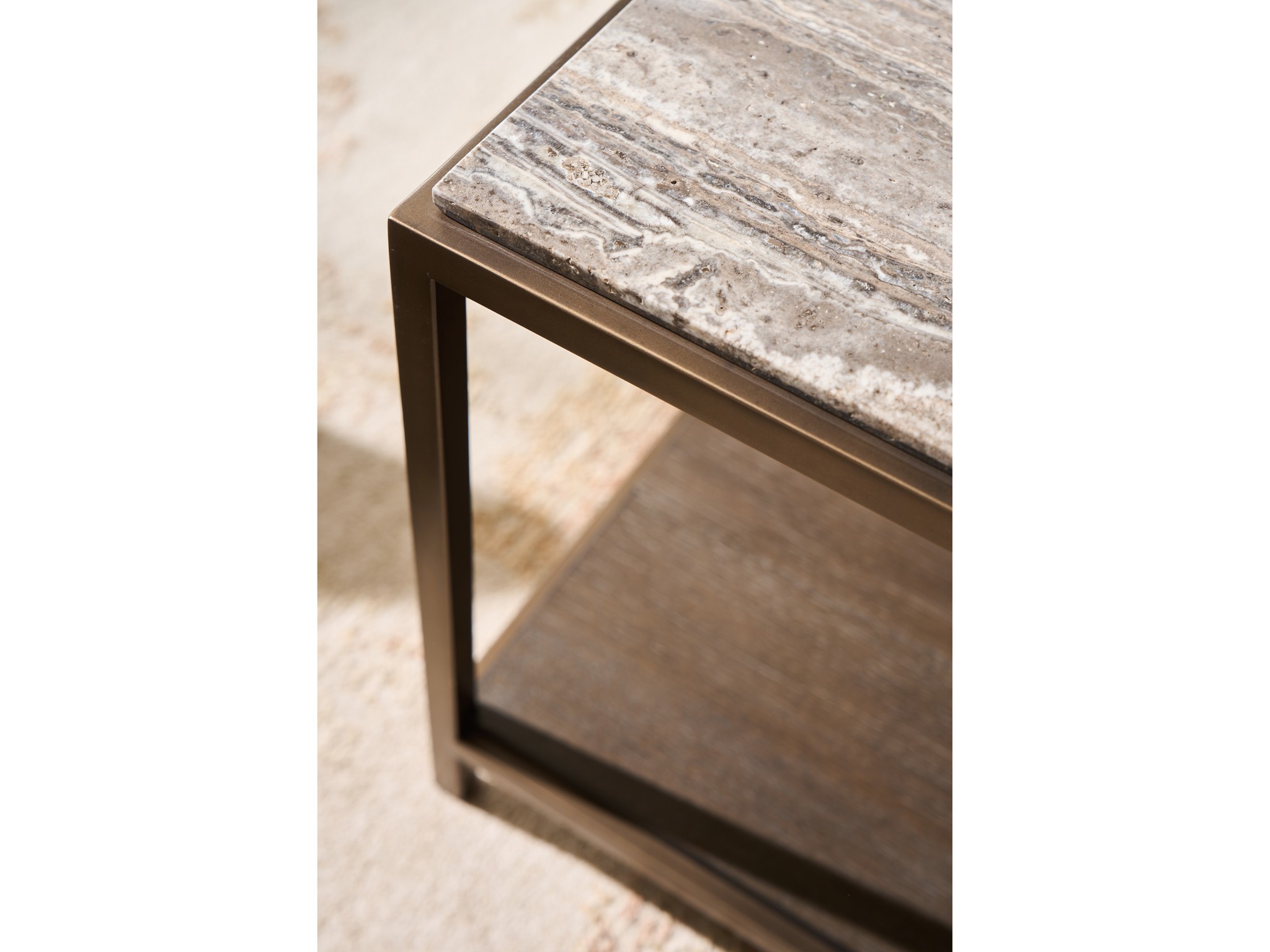 Brindle End Table - Multiple item room scene