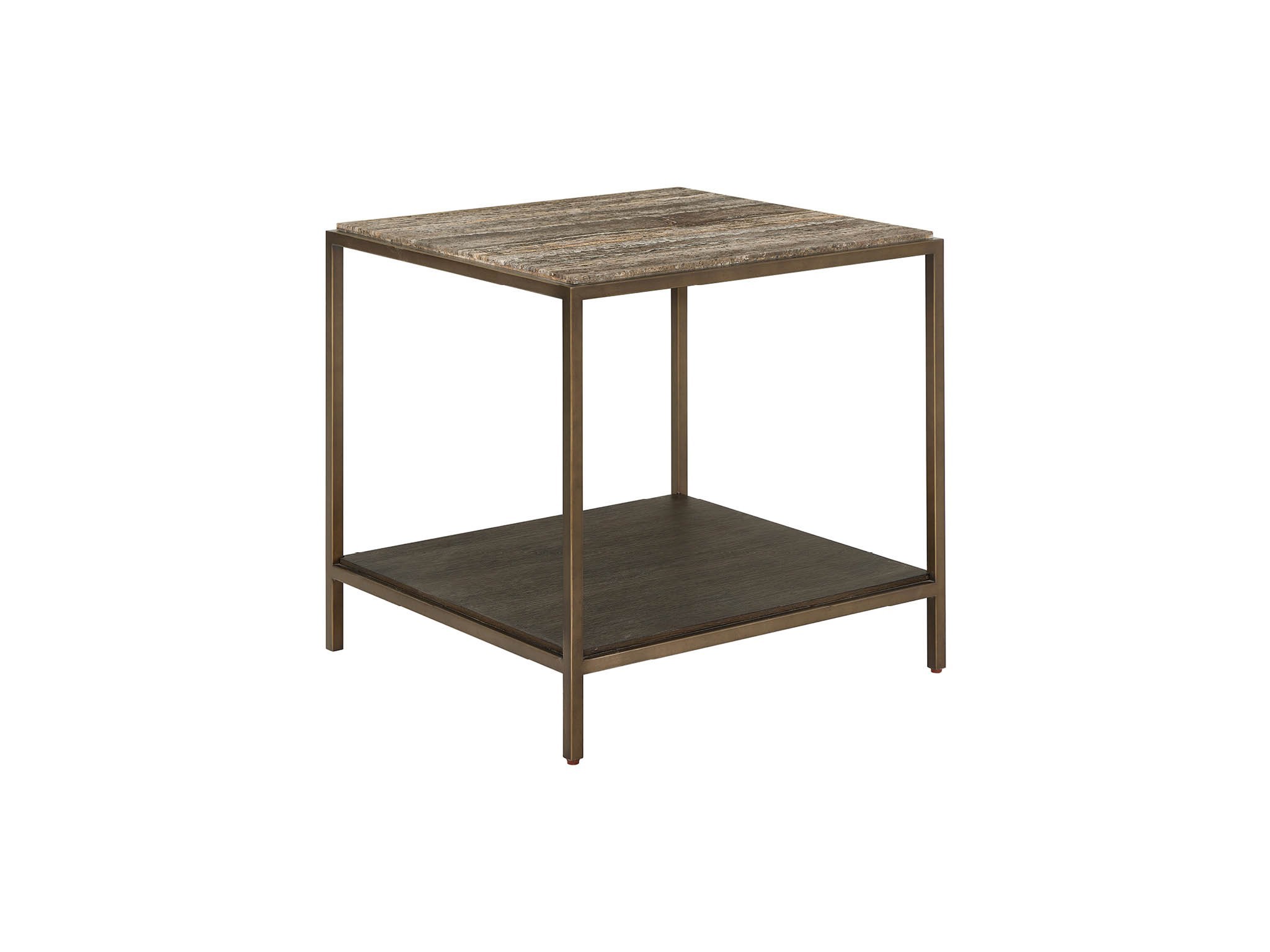 Brindle End Table - Silo with a white background