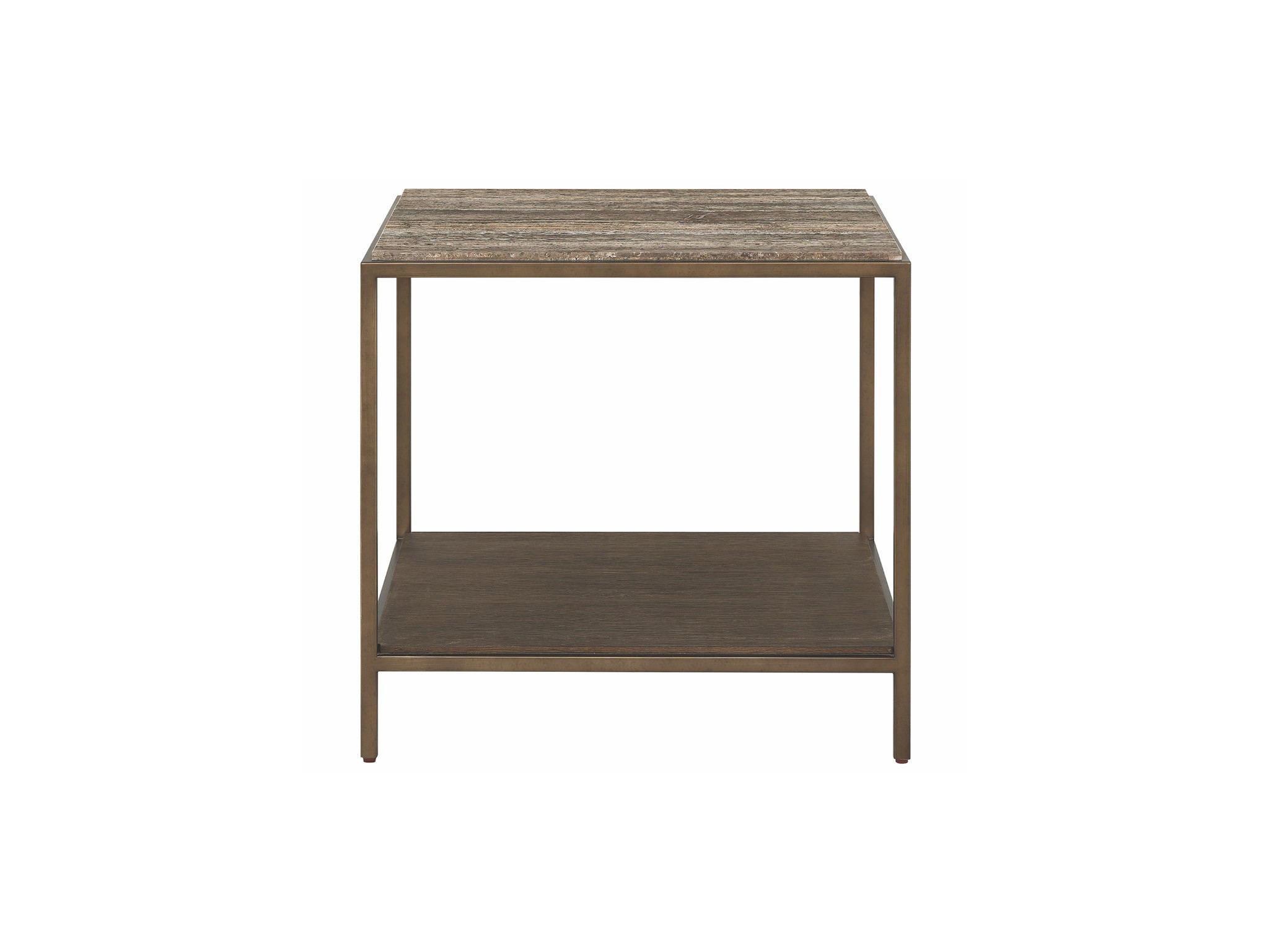 Brindle End Table - Silo with a white background