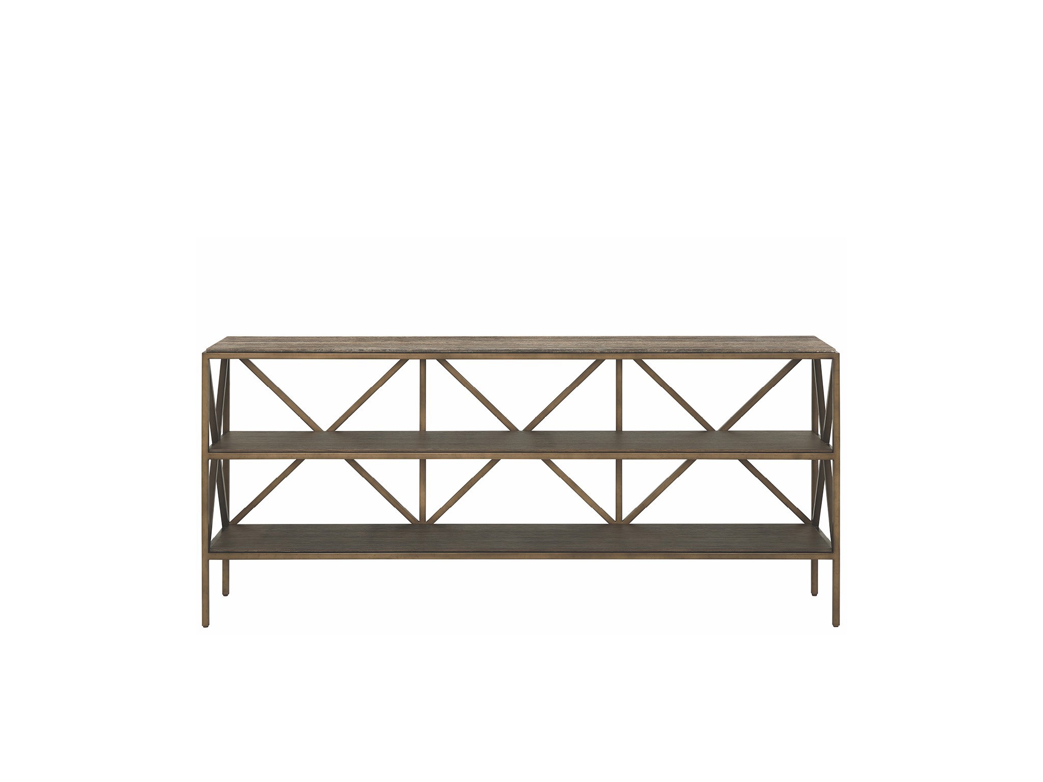Brindle Console - Silo with a white background
