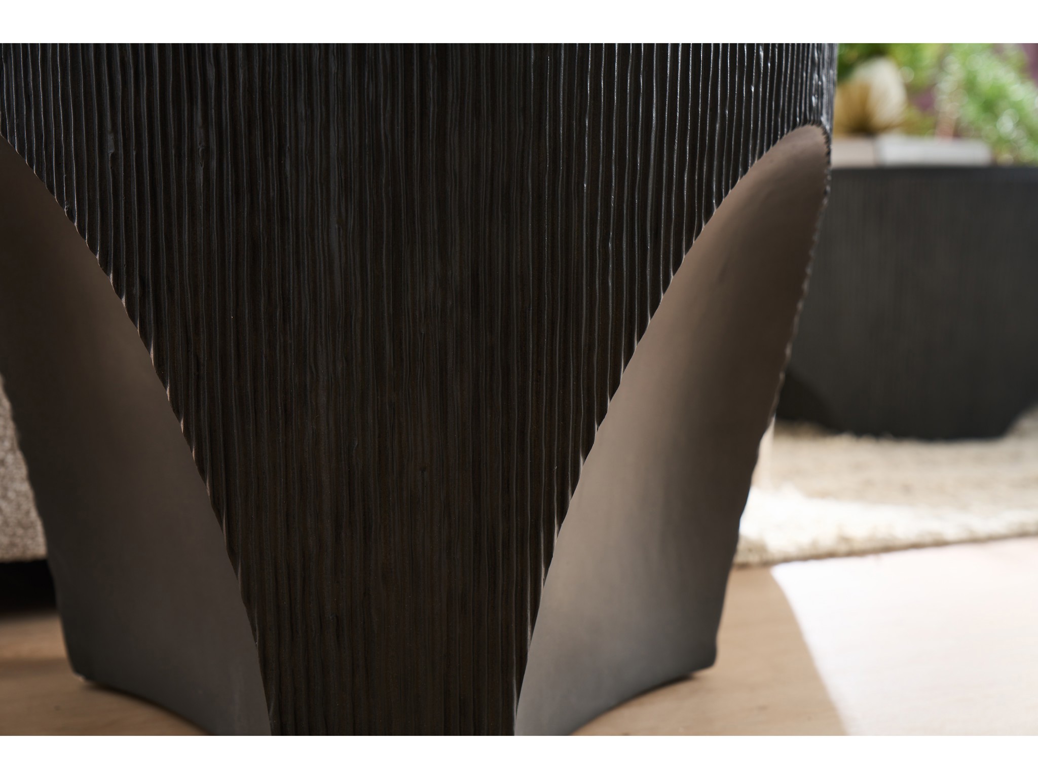 Cinder End Table - Multiple item room scene