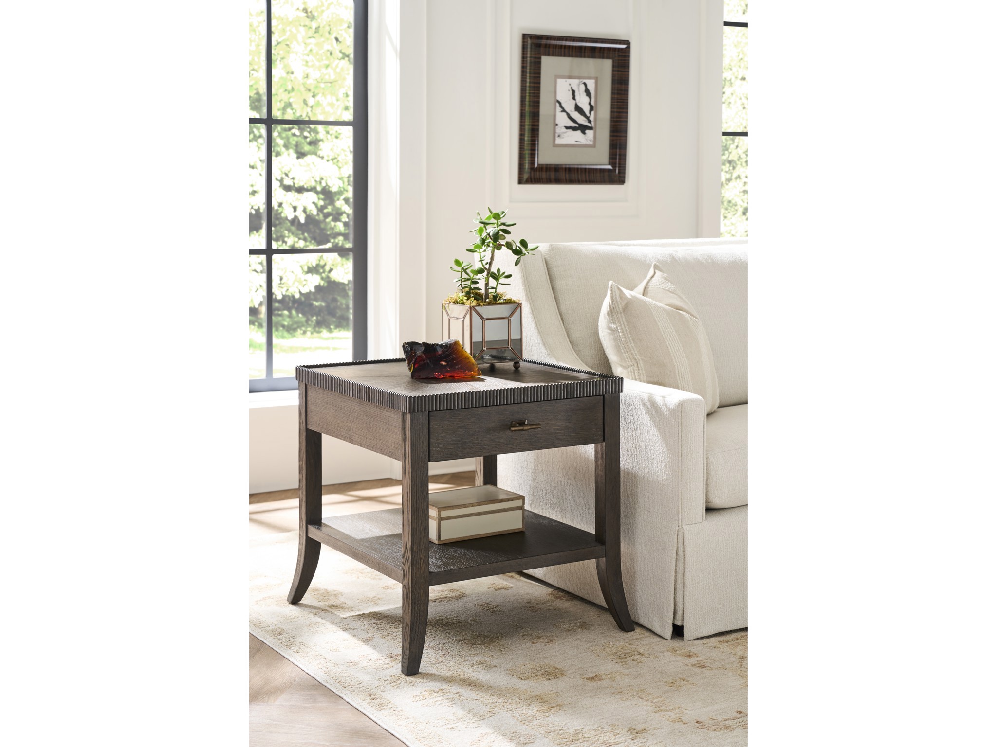 Cocoa End Table - Multiple item room scene