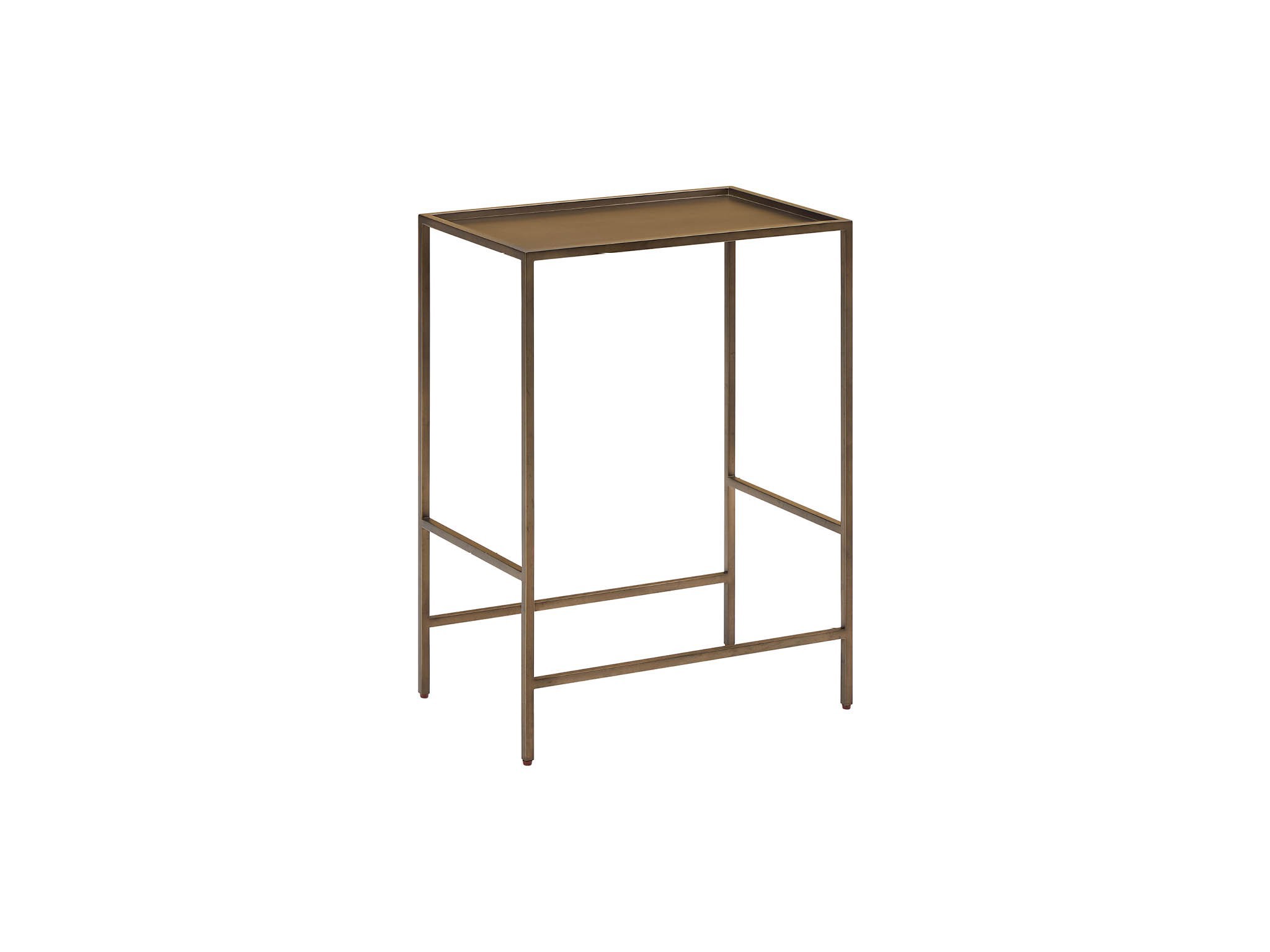 Metal Side Table - Silo with a white background