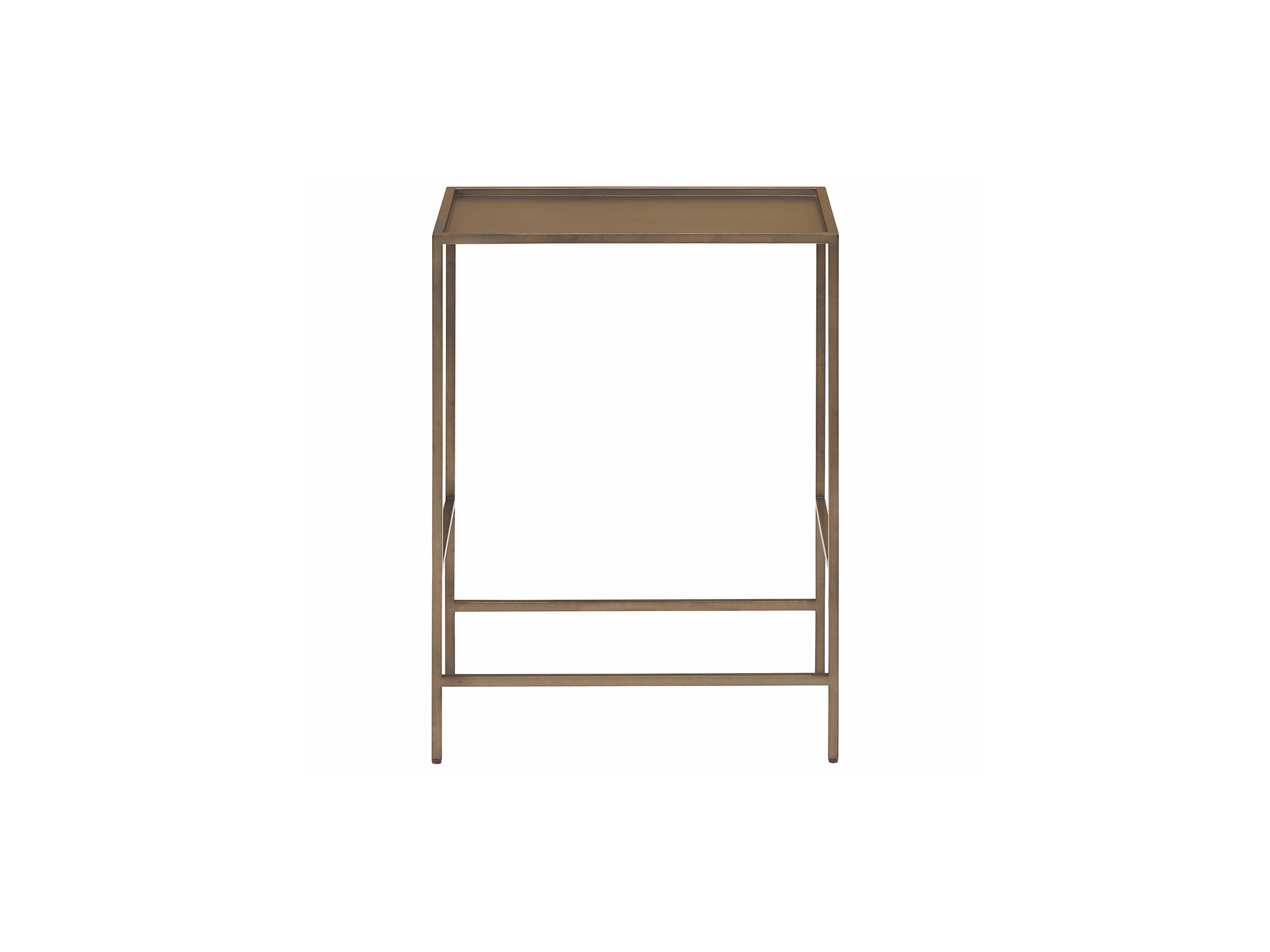 Metal Side Table - Silo with a white background