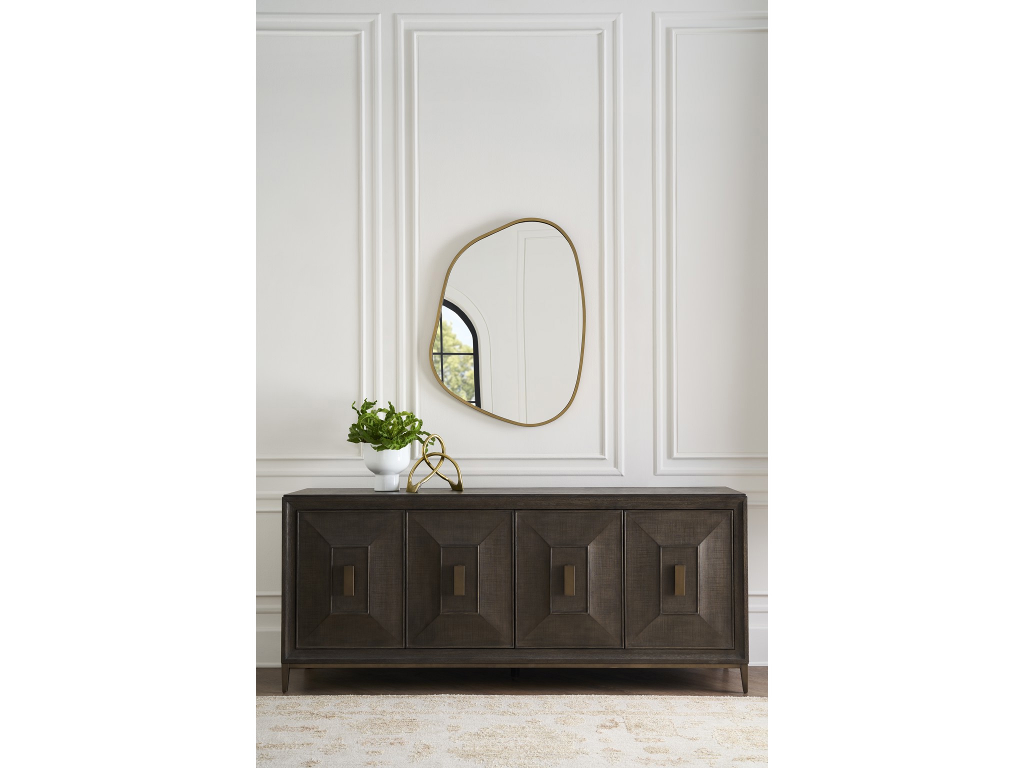Montclair Credenza - Multiple item room scene