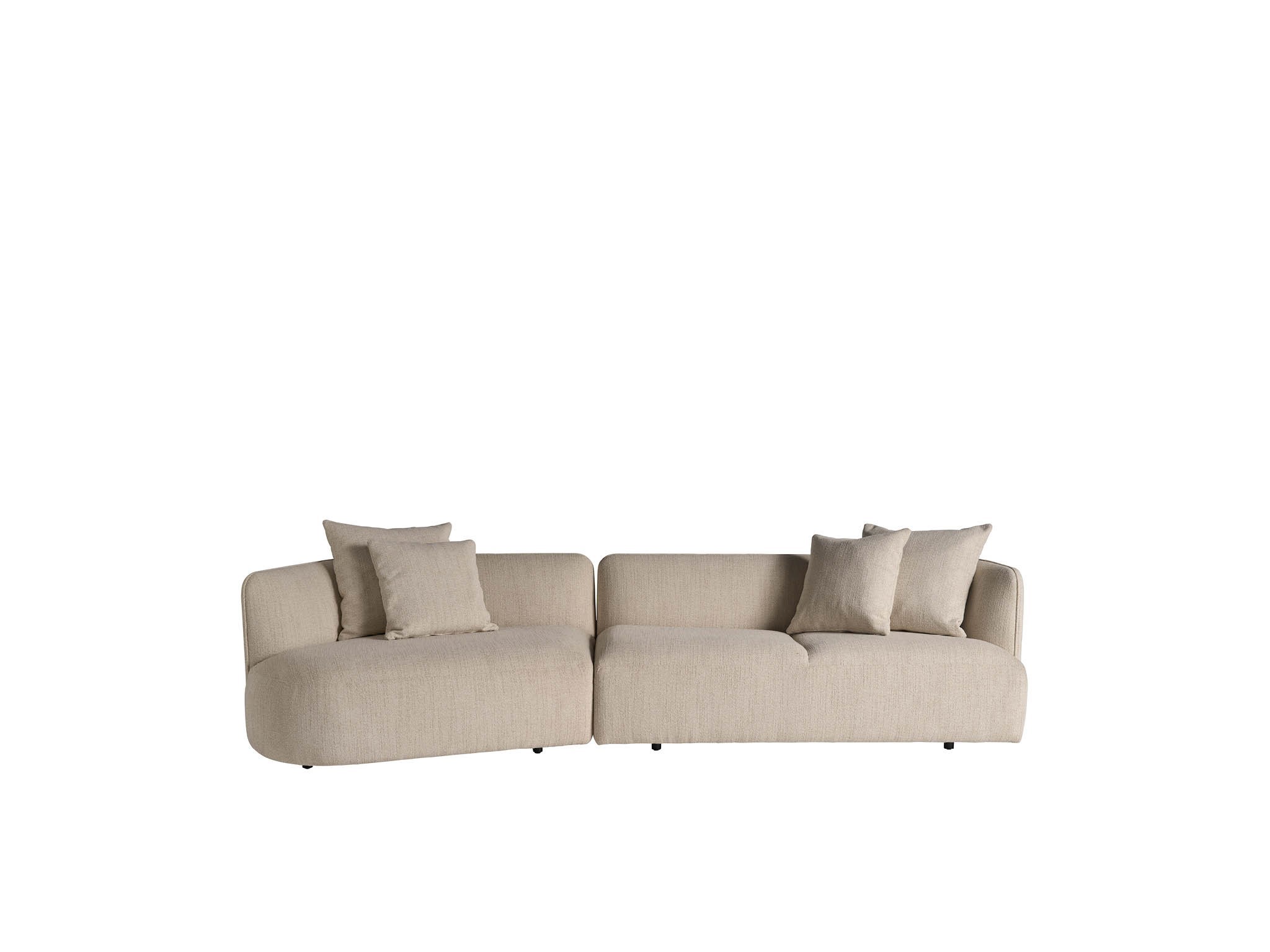 Danica Sectional - Silo with a white background