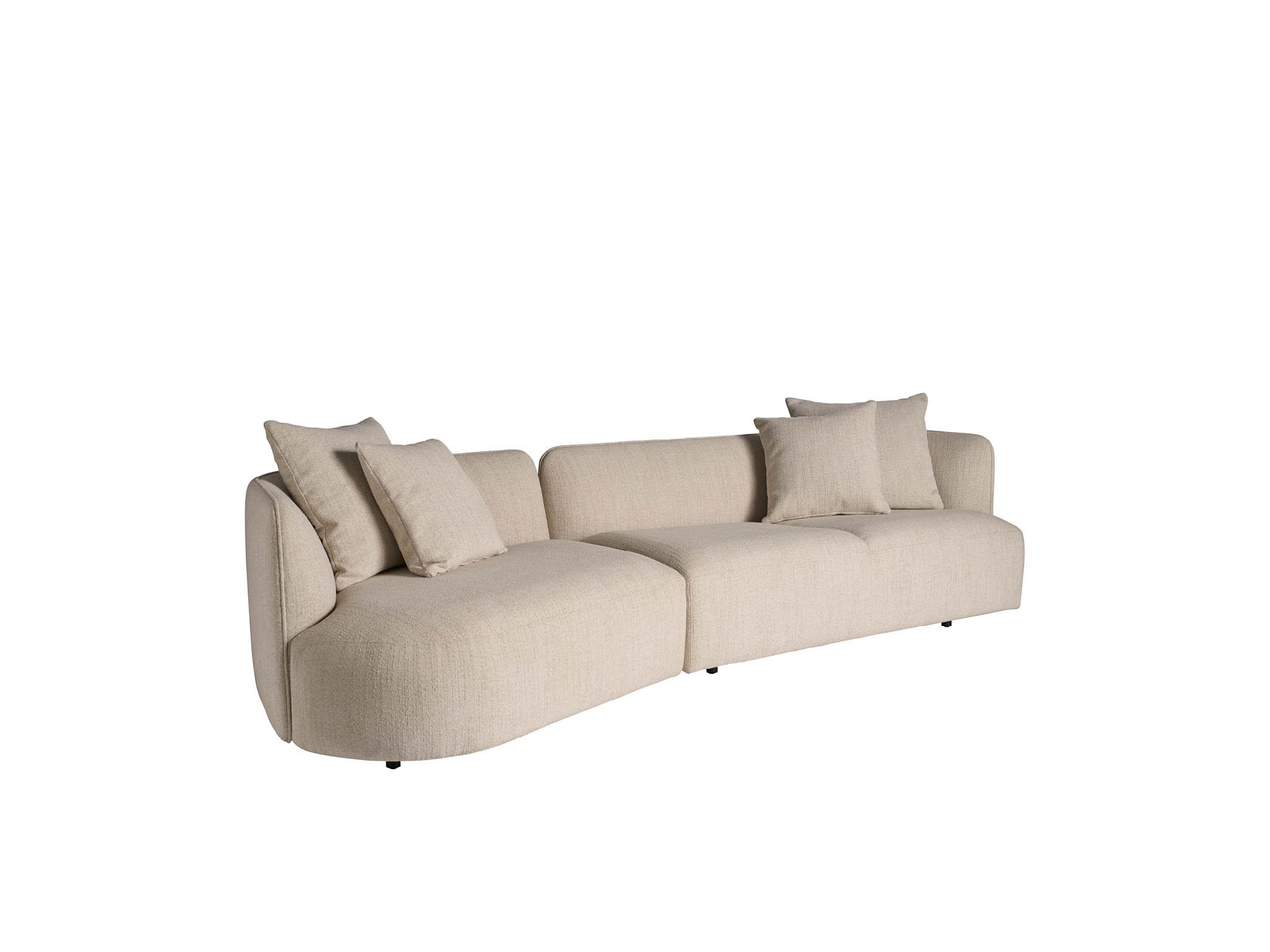 Danica Sectional - Silo with a white background