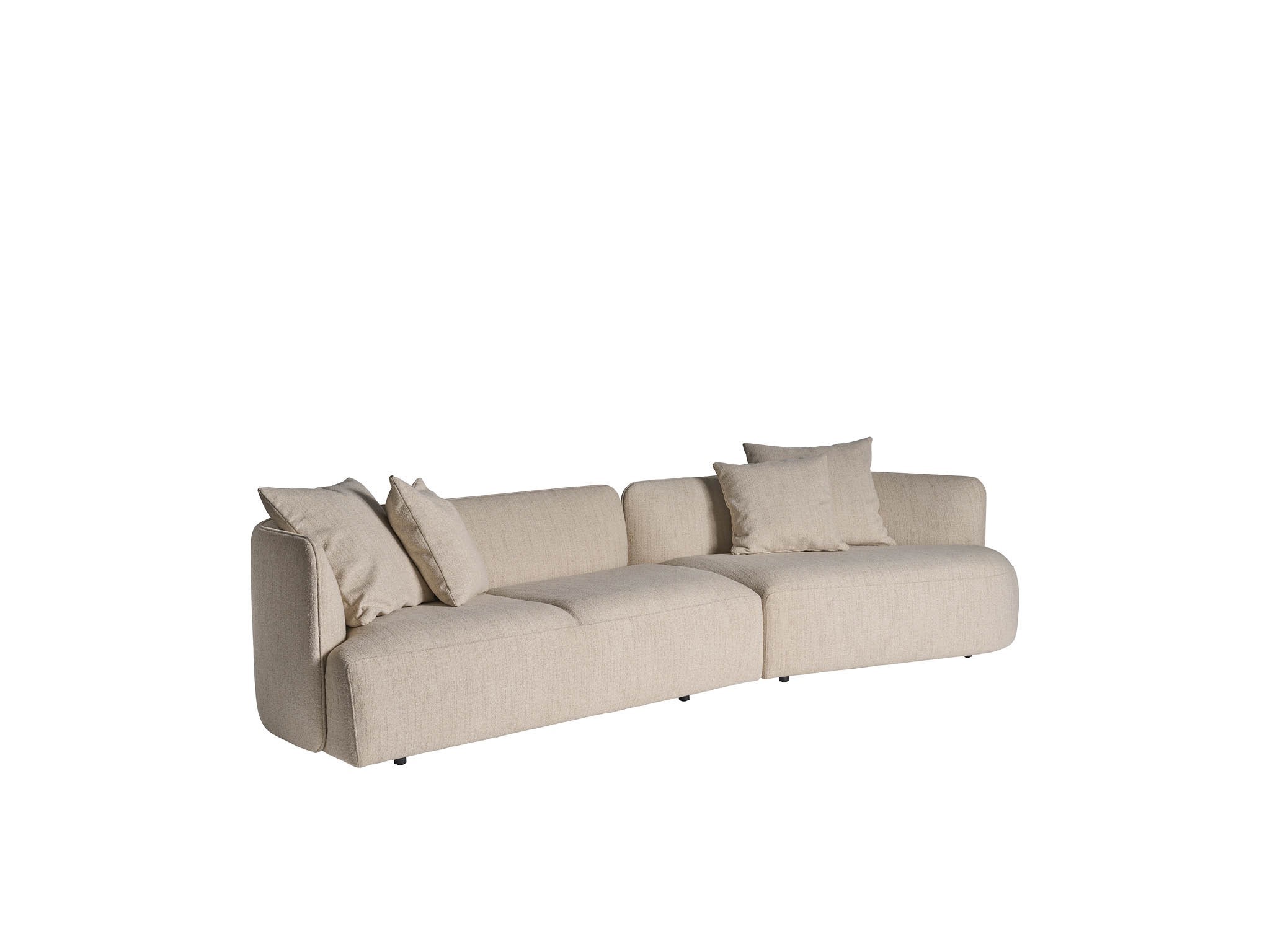 Danica Sectional - Silo with a white background