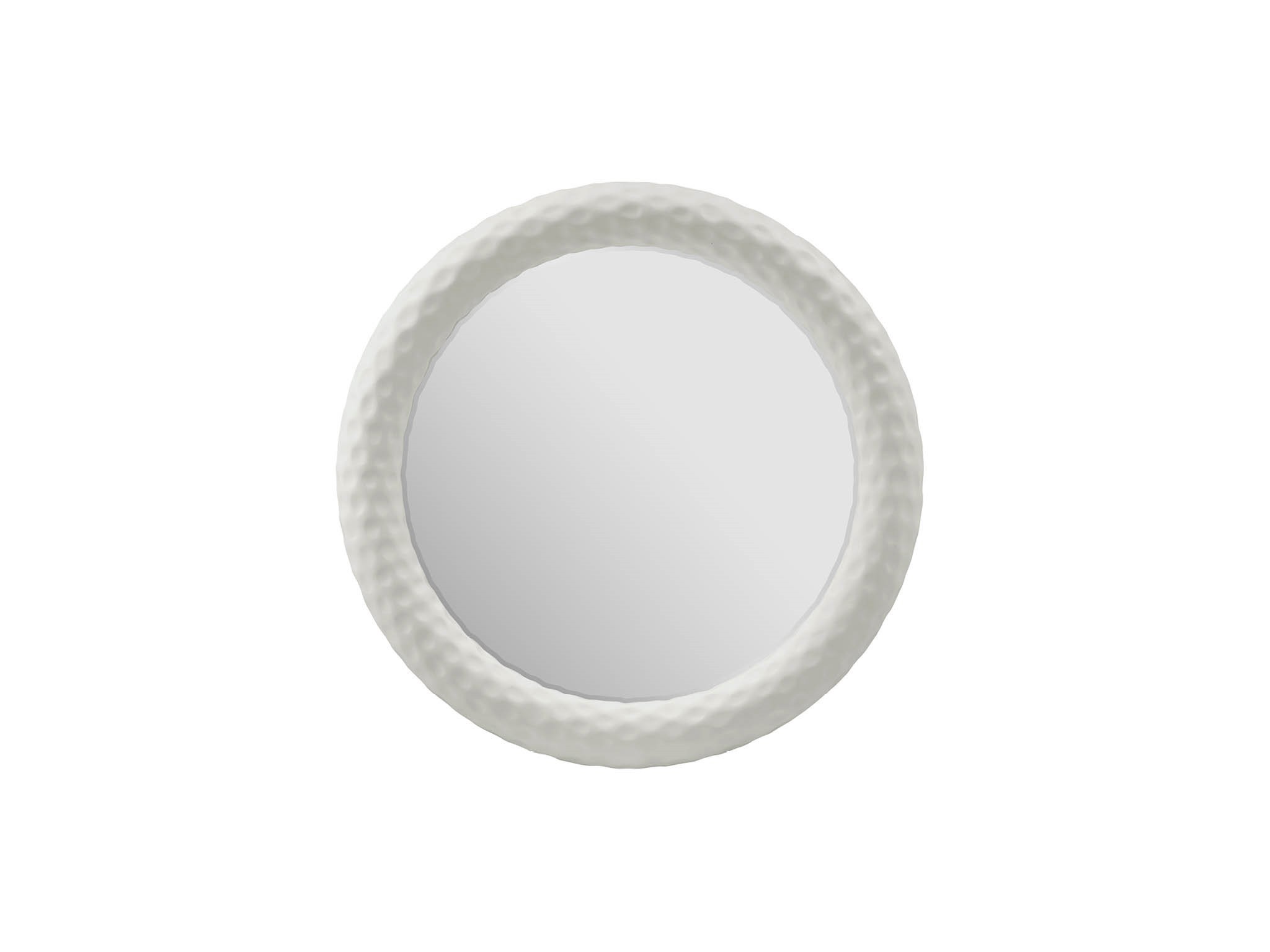 White Coral Mirror - Silo with a white background