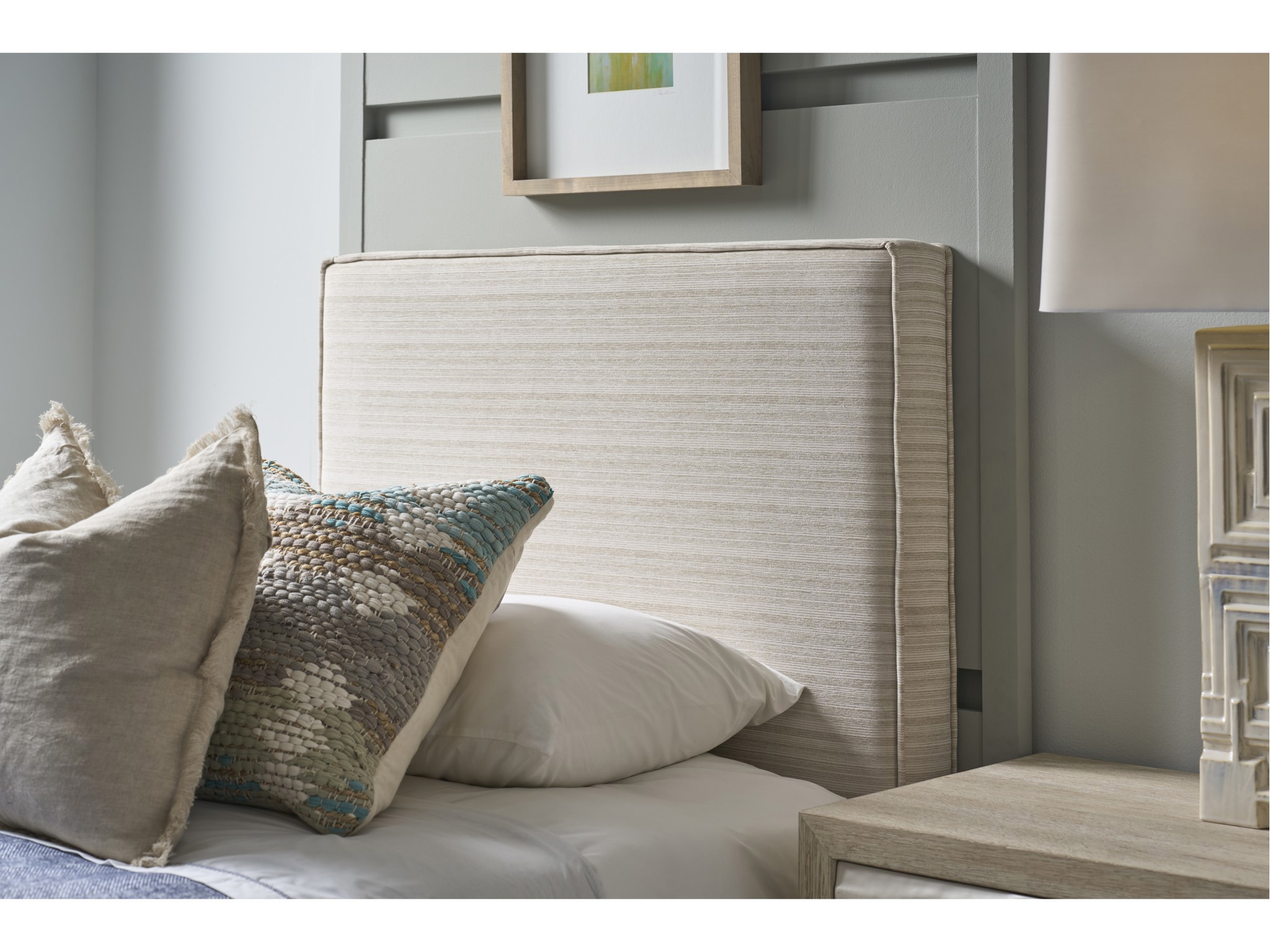 Drift Upholstered Headboard Twin - Multiple item room scene